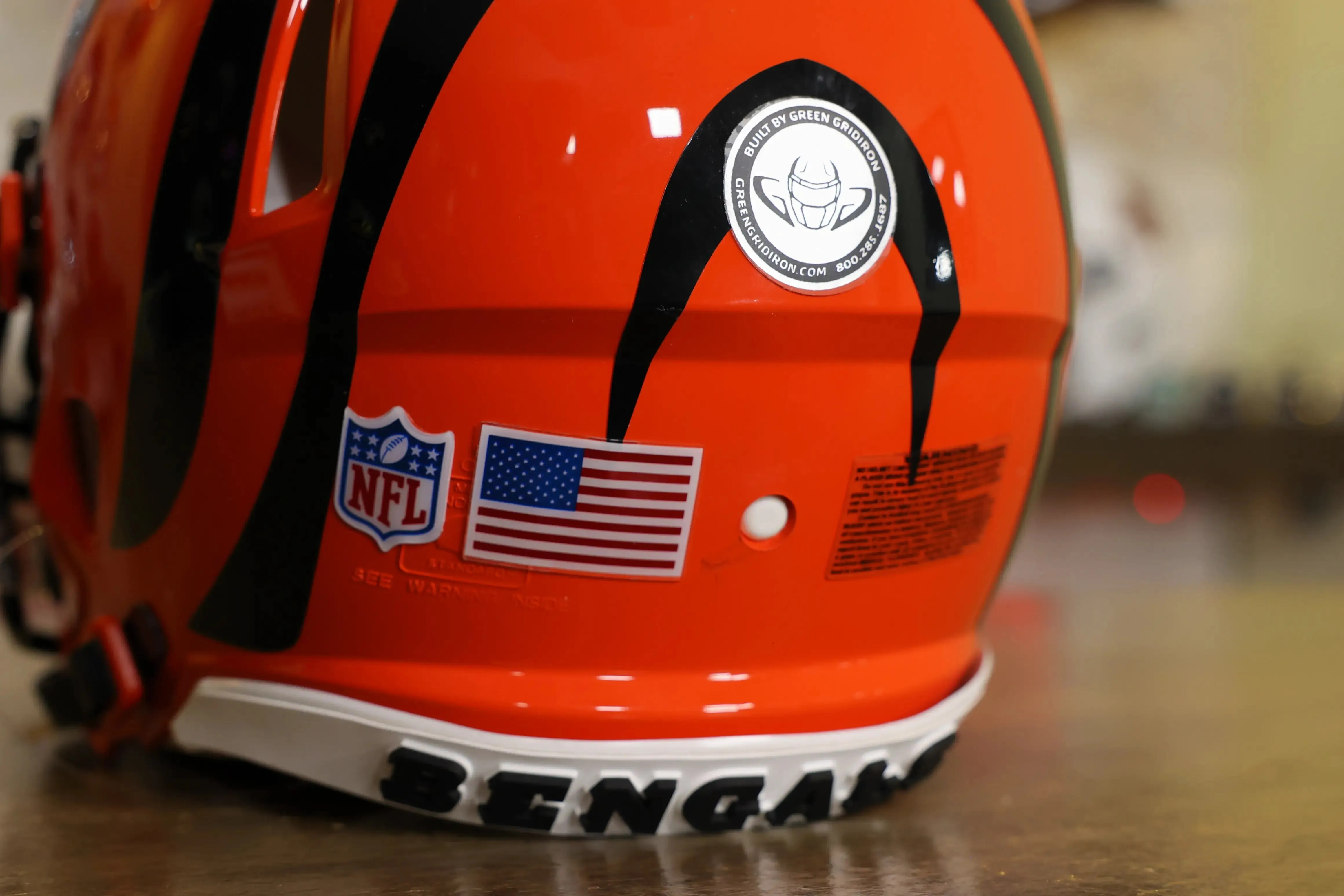Cincinnati Bengals Riddell Speed Authentic Helmet - GG Edition 02692