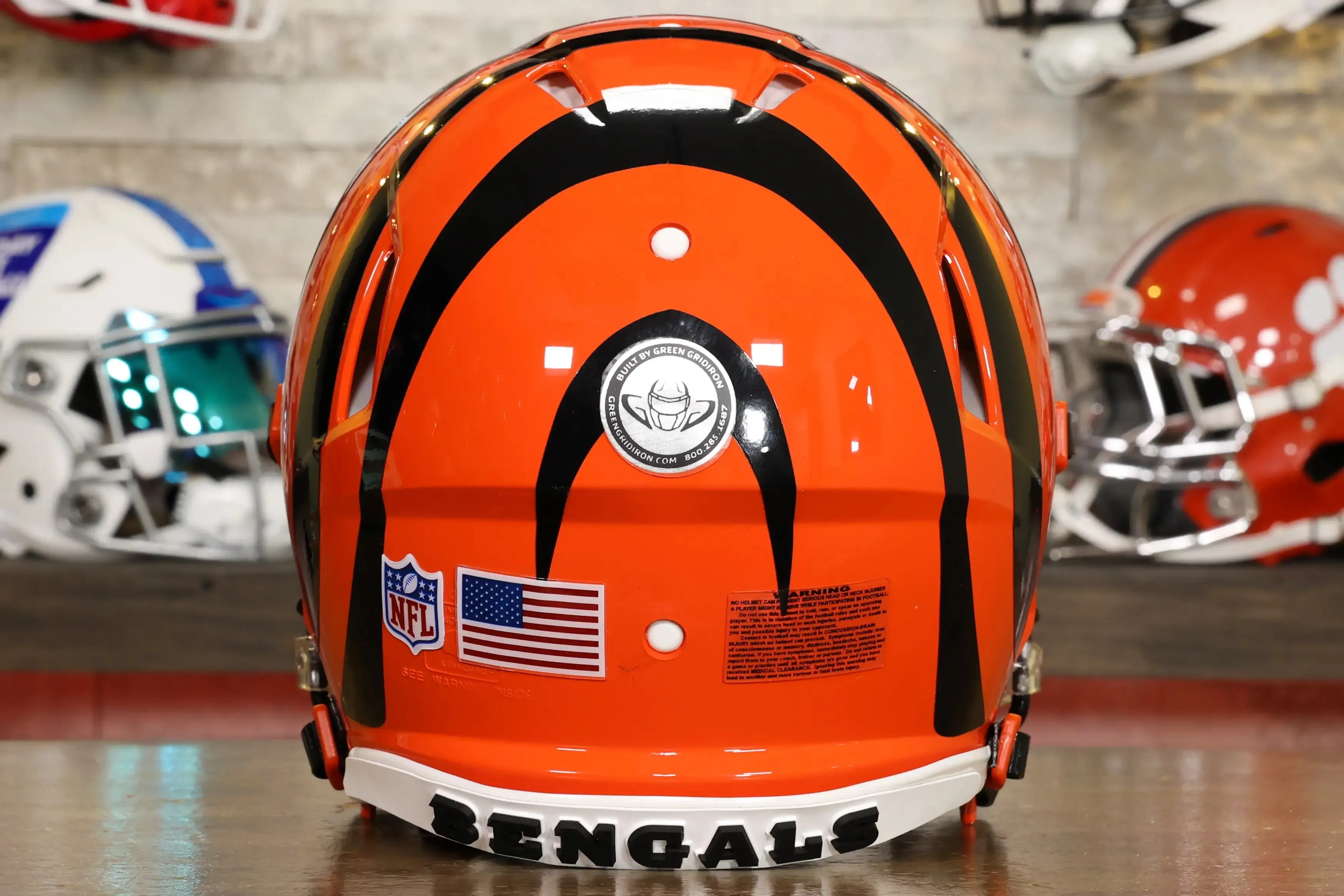 Cincinnati Bengals Riddell Speed Authentic Helmet - GG Edition 02692