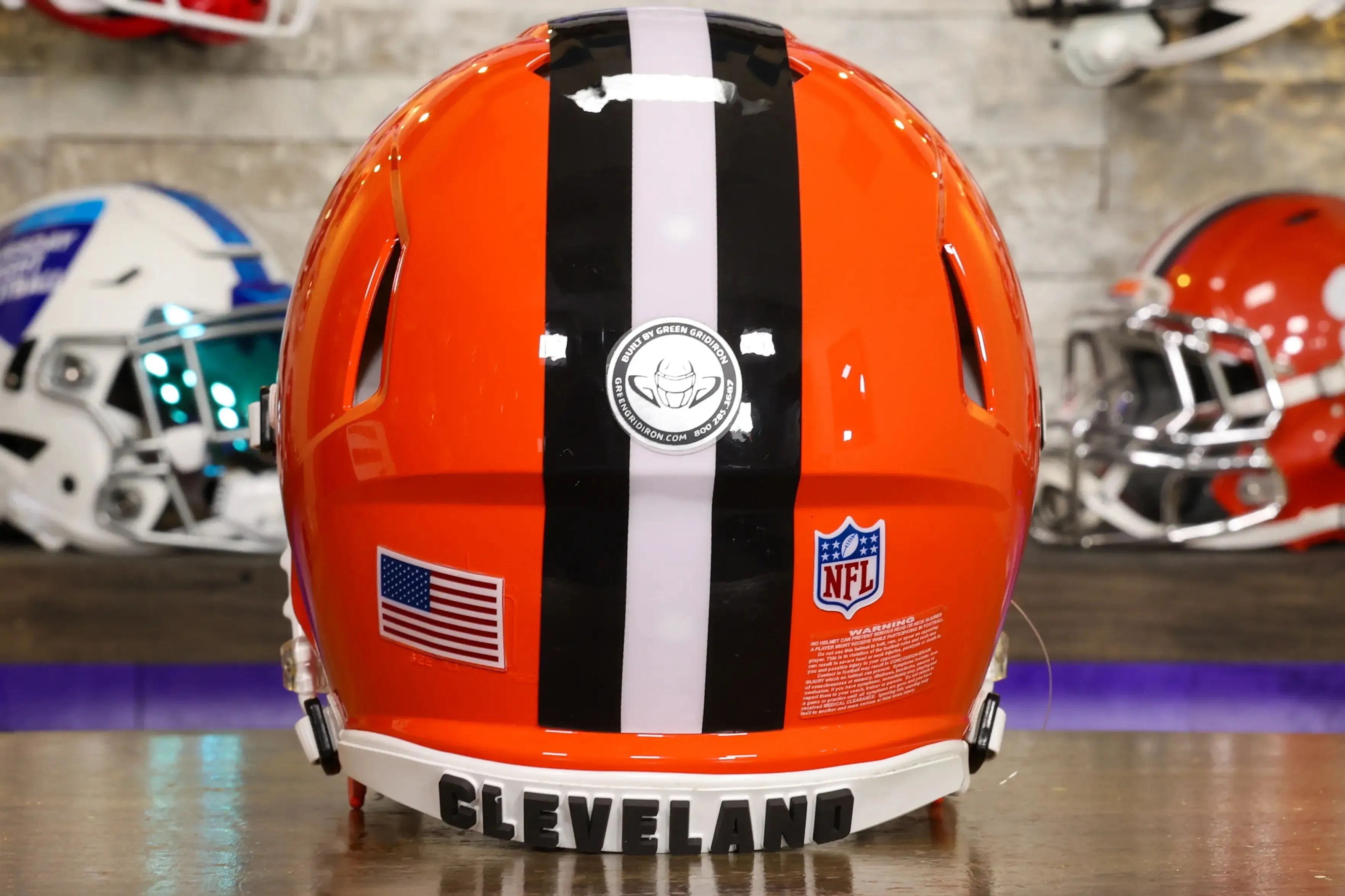 Cleveland Browns Riddell Speed Authentic Helmet - GG Edition 02693