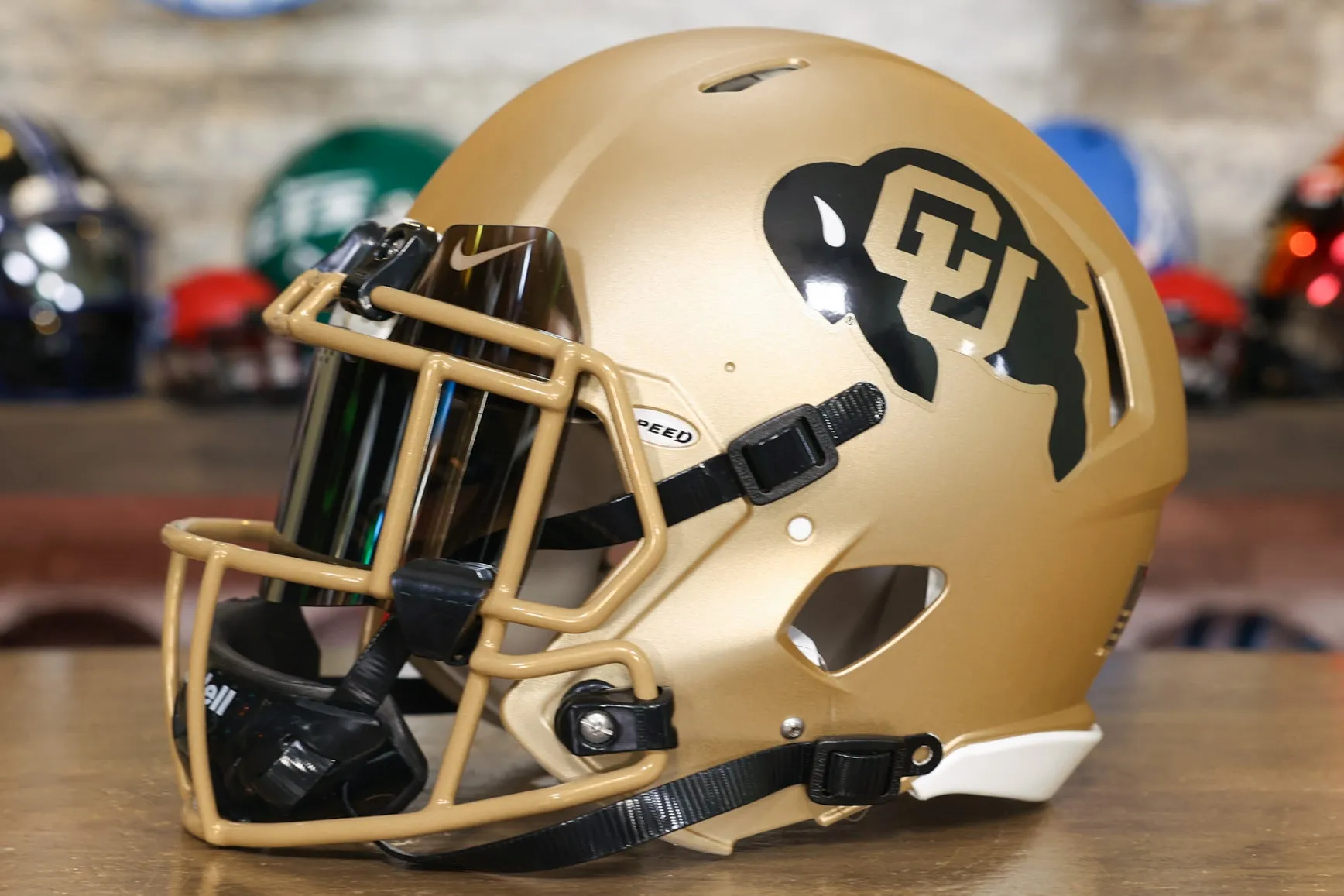 Colorado Buffaloes Riddell Speed Authentic Helmet - GG Edition 00246