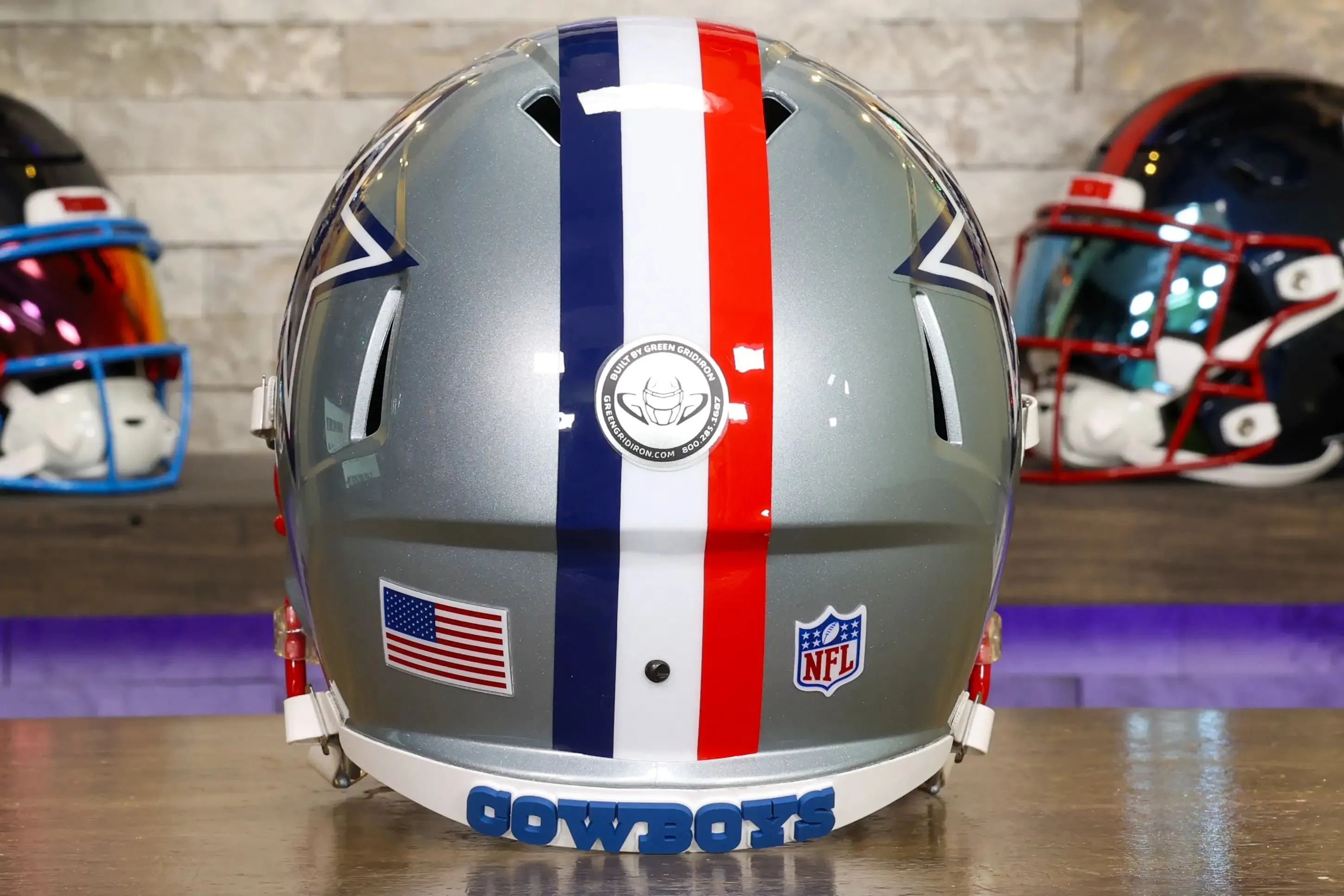 Dallas Cowboys Riddell Speed Display Helmet - GG Edition