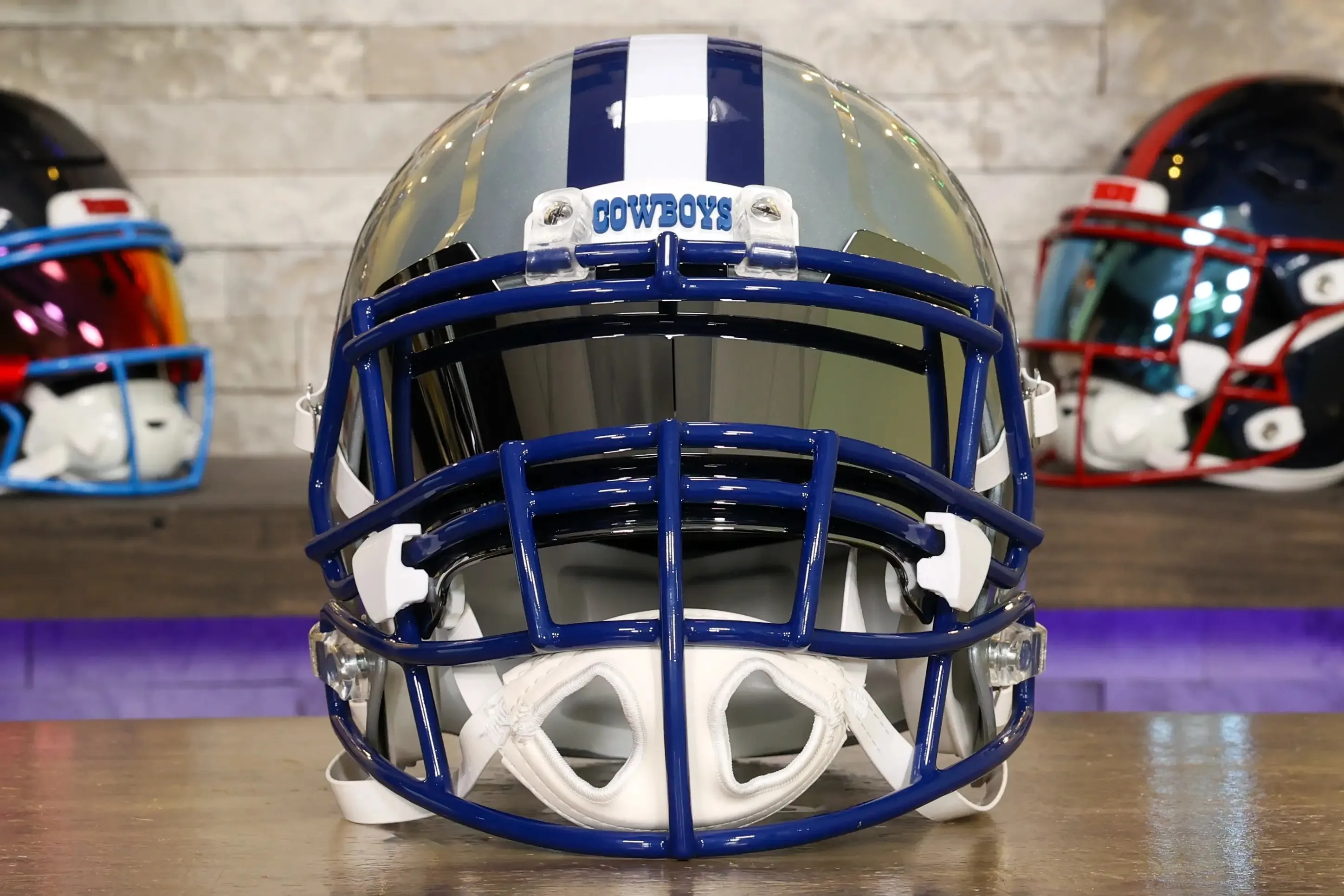 Dallas Cowboys Riddell Speed Display Helmet - GG Edition