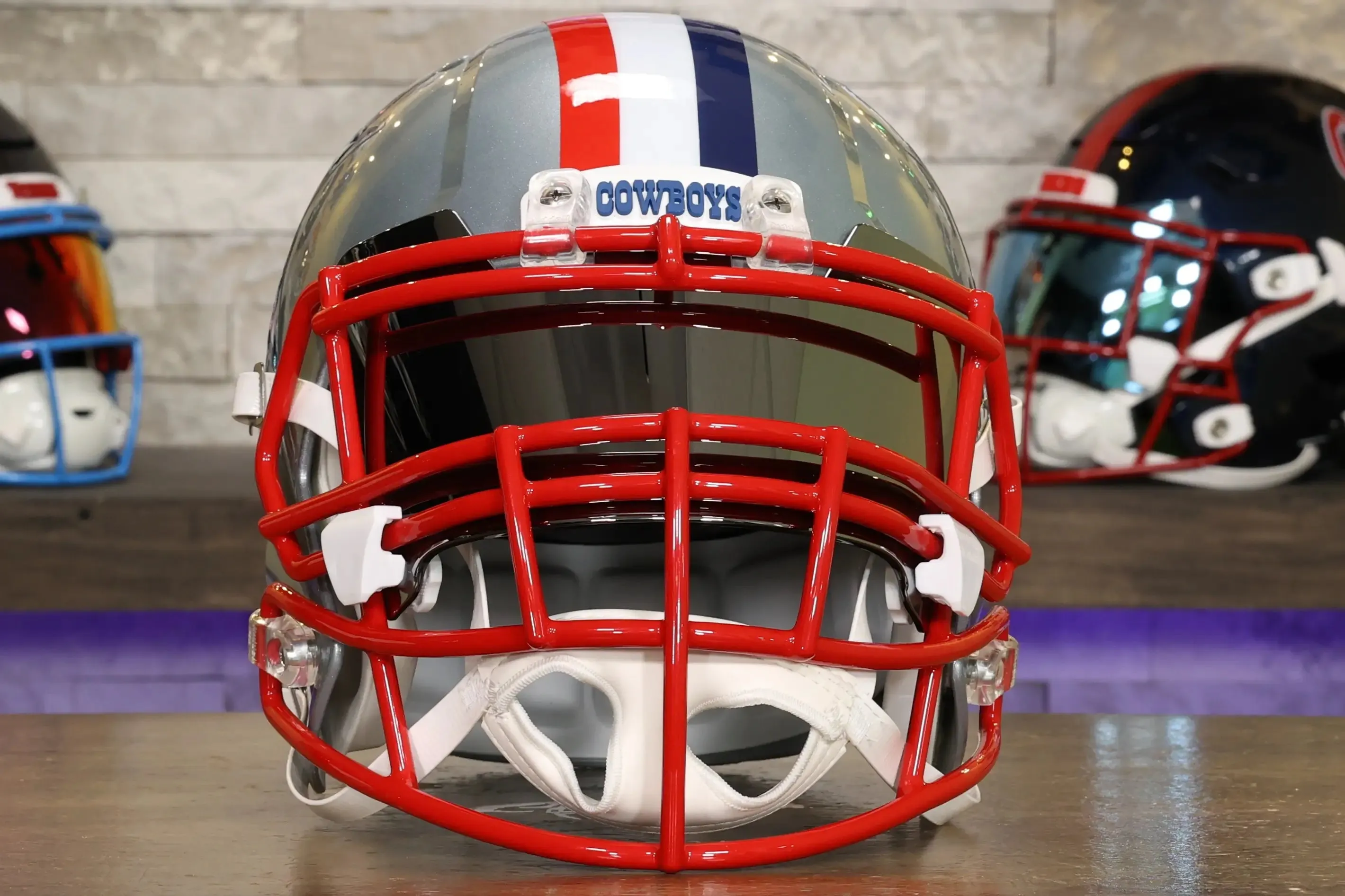 Dallas Cowboys Riddell Speed Display Helmet - GG Edition