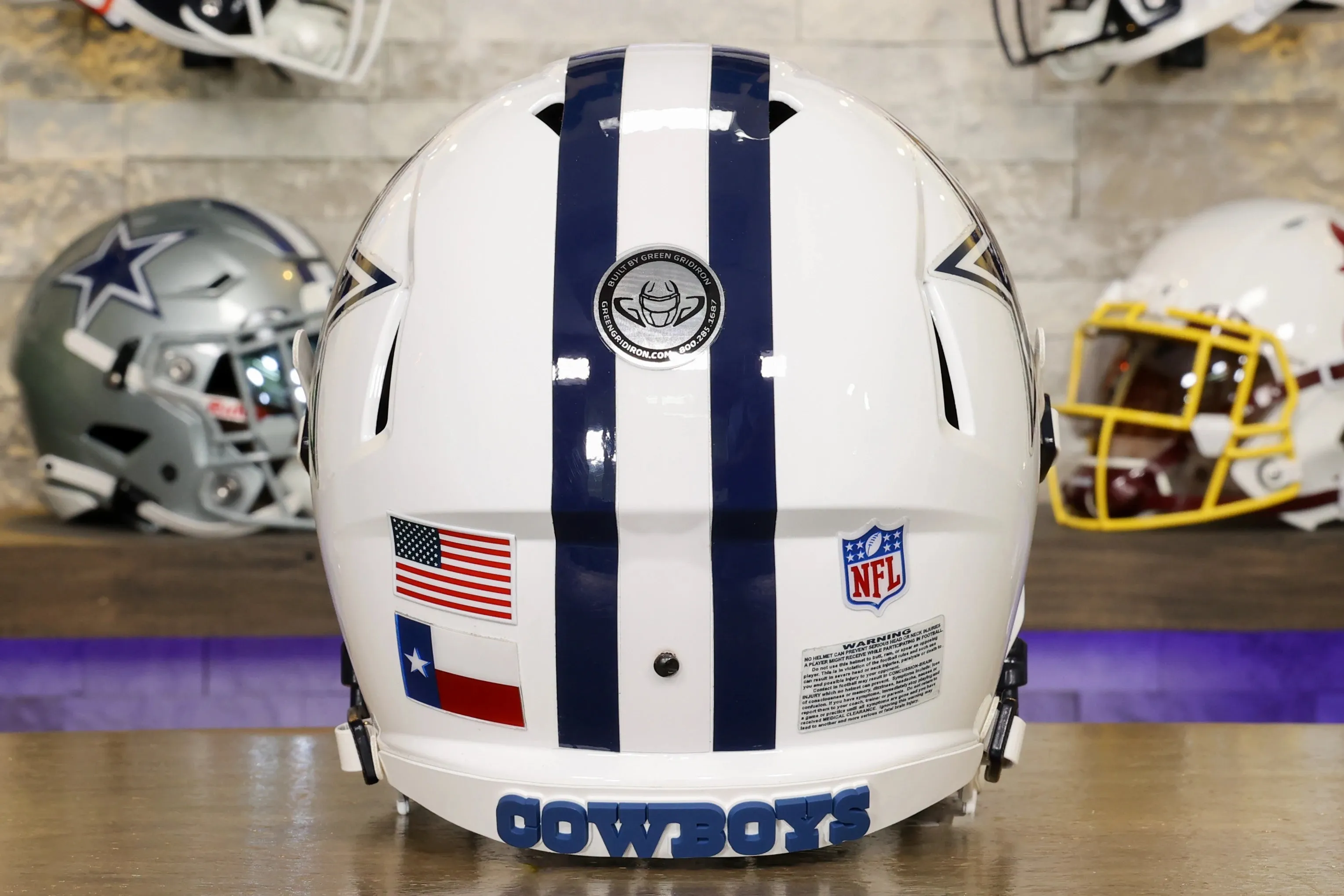 Dallas Cowboys Speed Display Helmet - GG Edition 01170