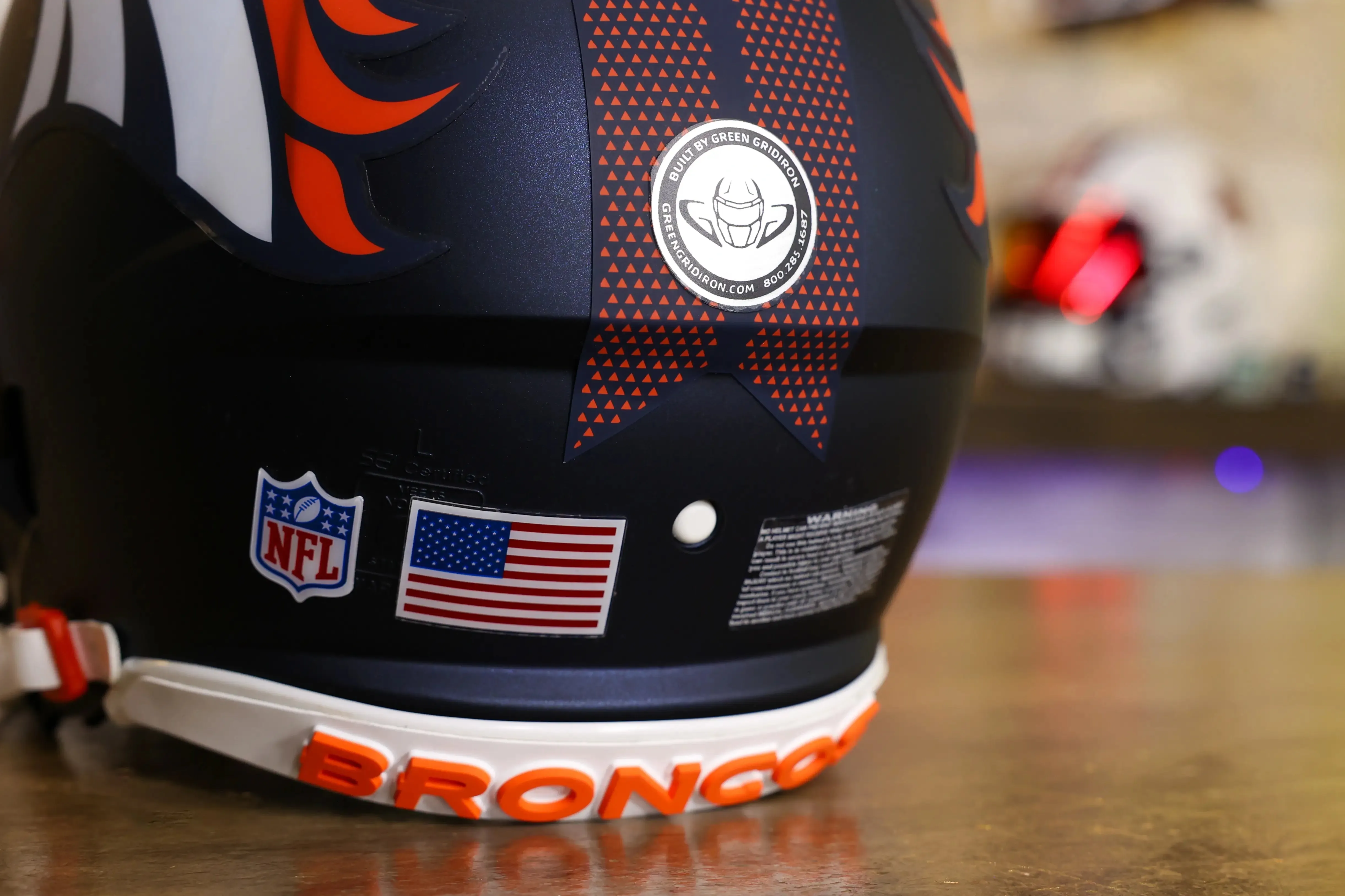 Denver Broncos Riddell Speed Authentic Helmet - GG Edition