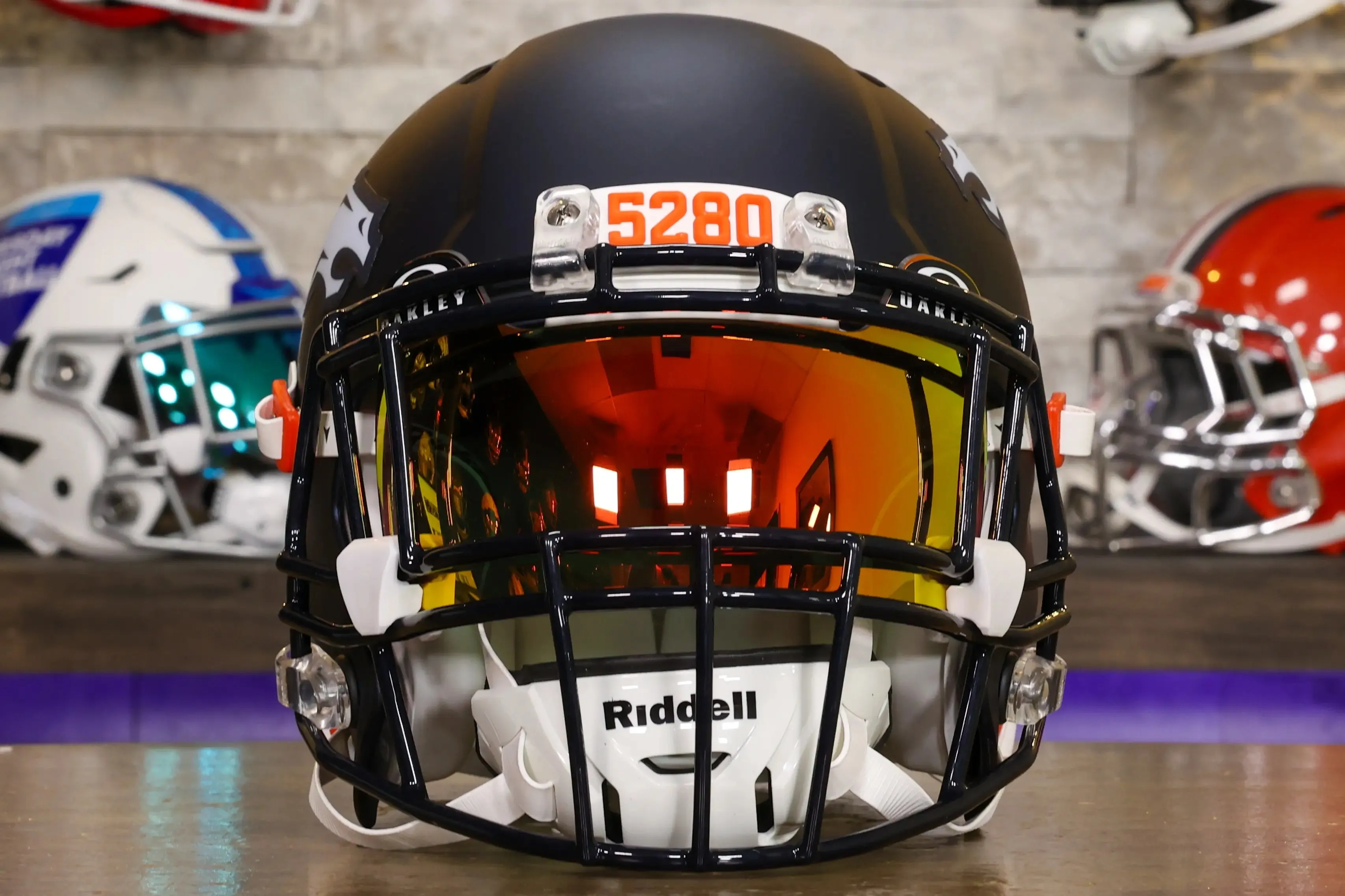 Denver Broncos Riddell Speed Authentic Helmet - GG Edition