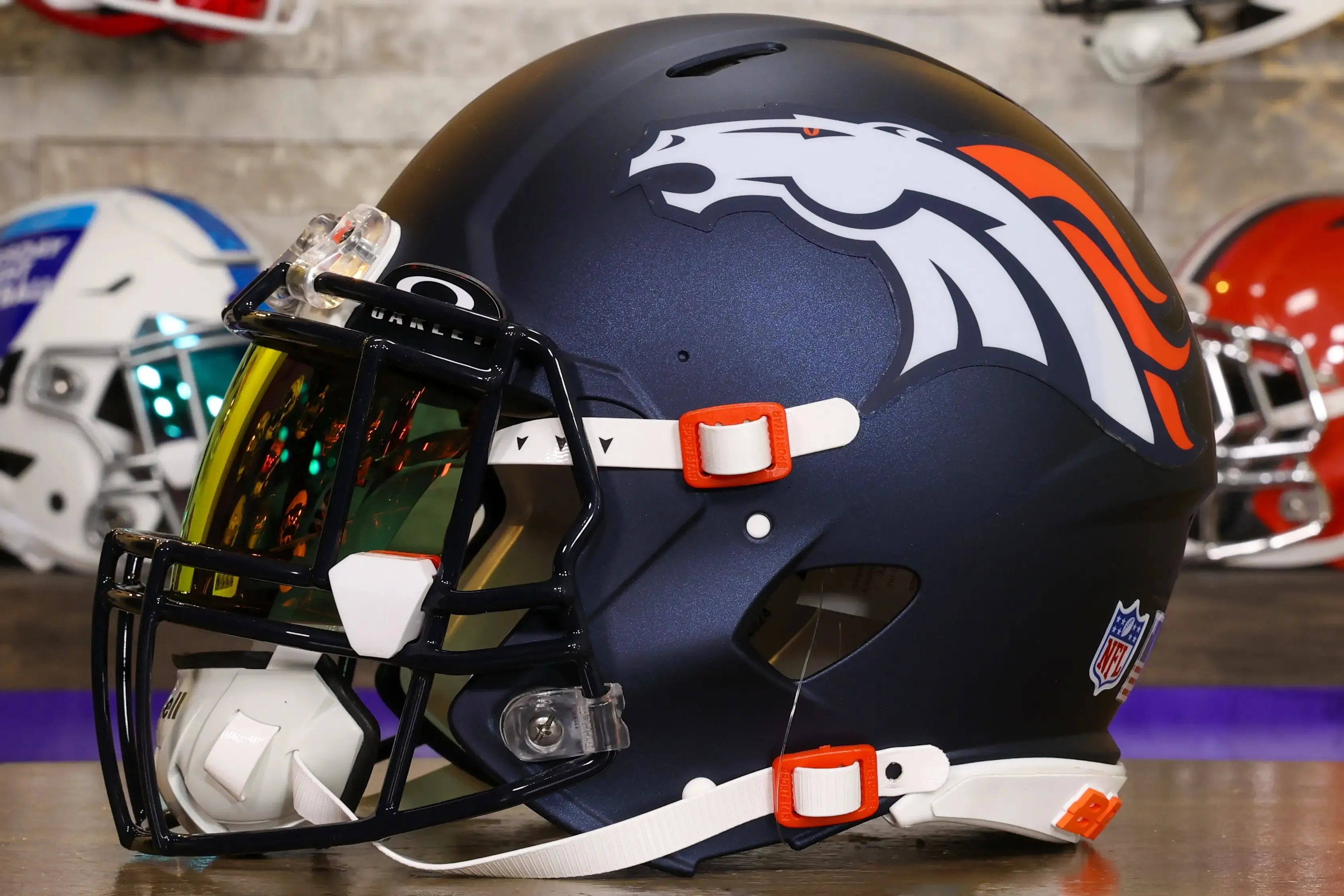 Denver Broncos Riddell Speed Authentic Helmet - GG Edition