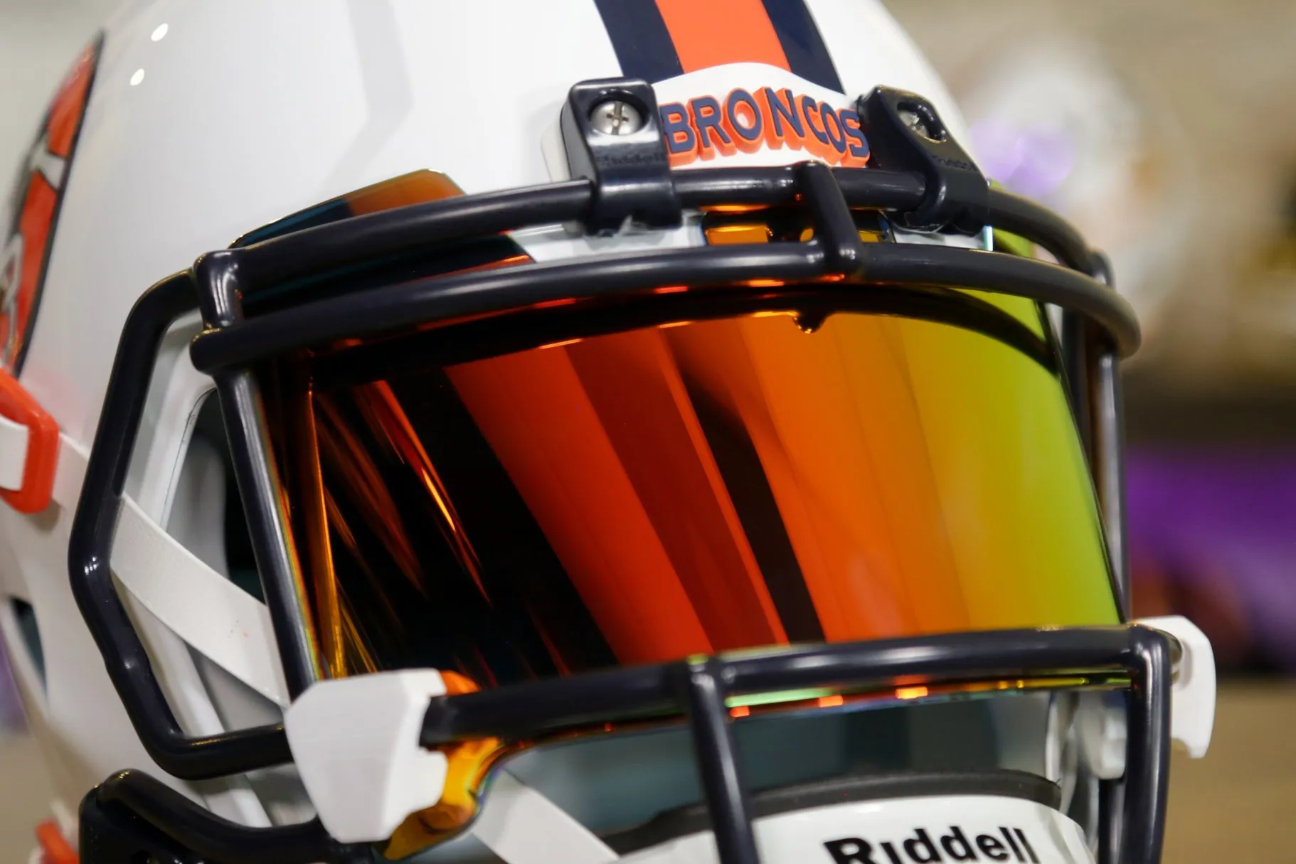 Denver Broncos Riddell Speed Display Helmet - GG Edition 00779