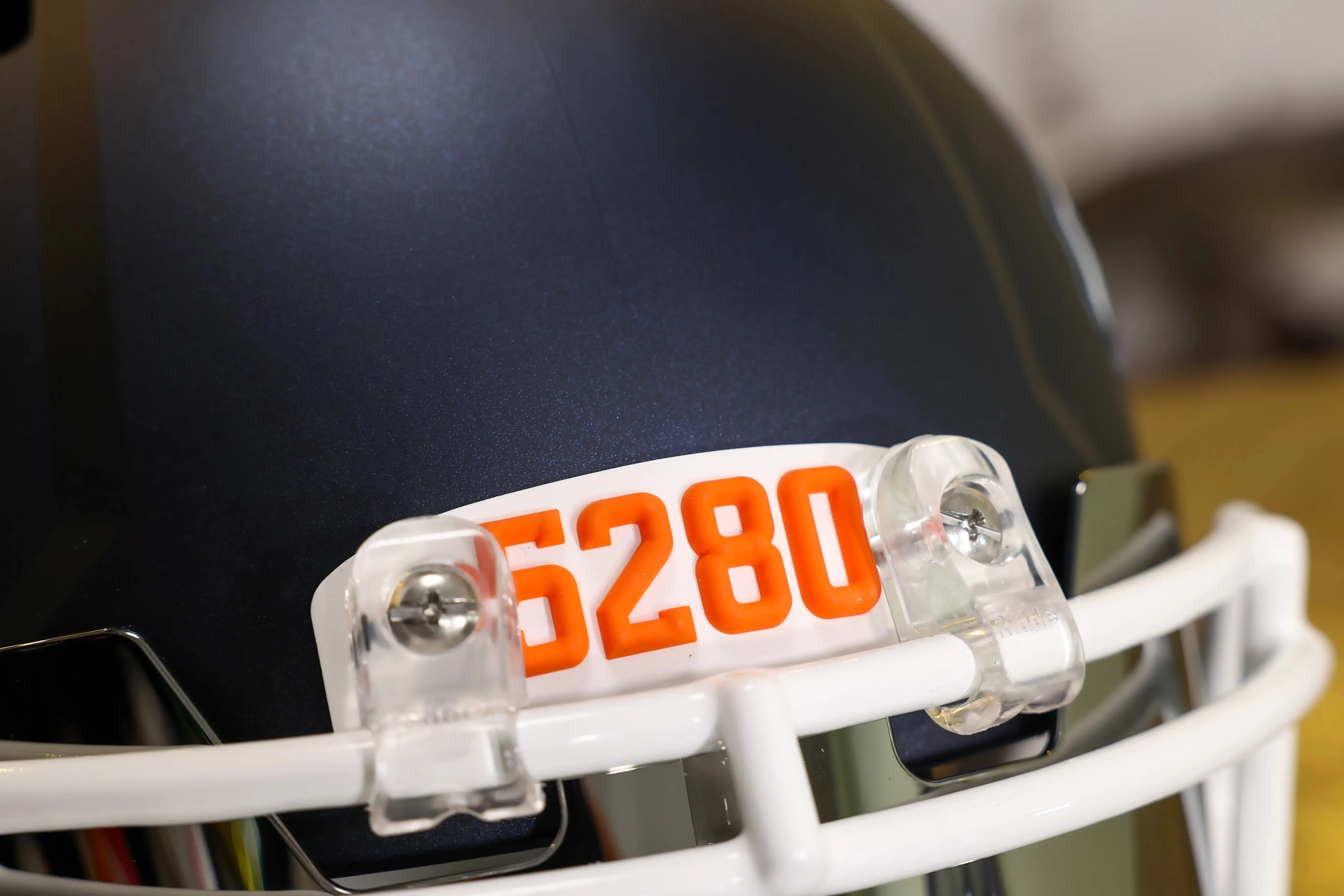 Denver Broncos Riddell Speed Display Helmet - GG Edition 02565