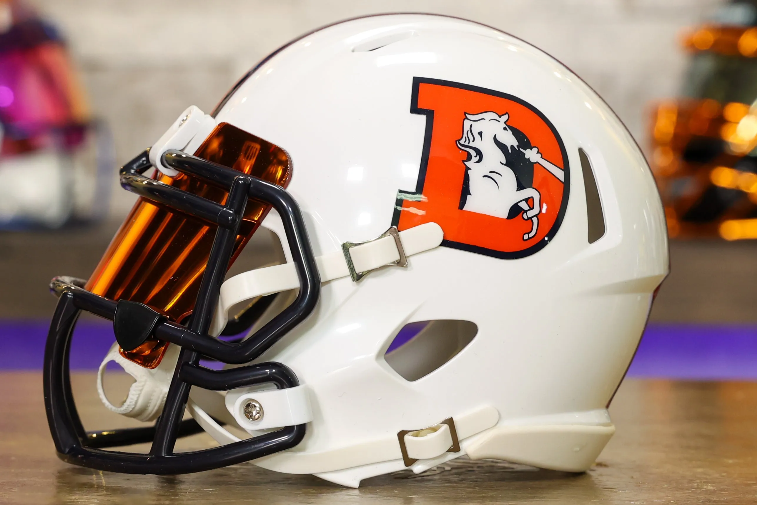 Denver Broncos Riddell Speed Mini Helmet - GG Edition