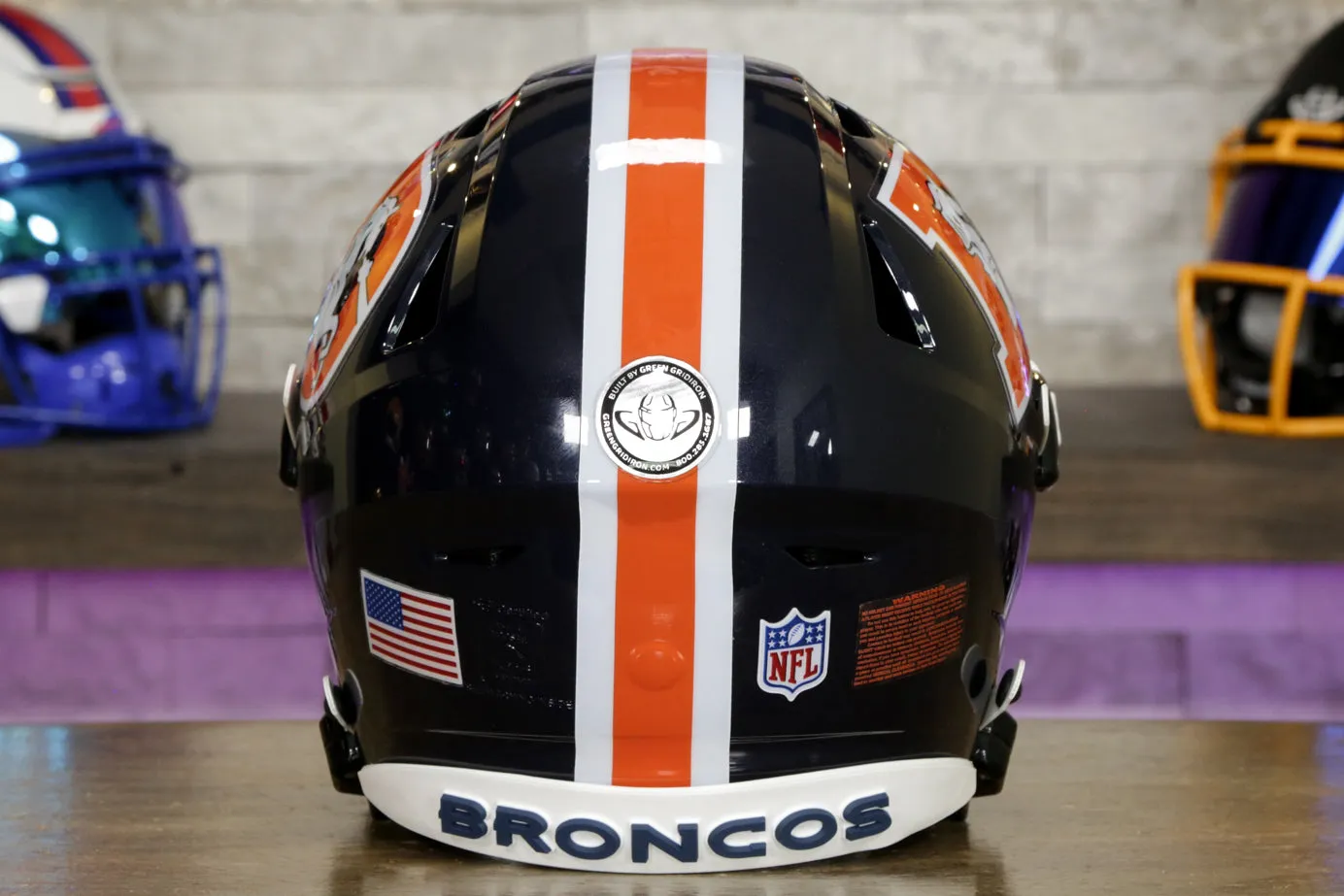 Denver Broncos Riddell SpeedFlex Helmet - GG Edition 00783