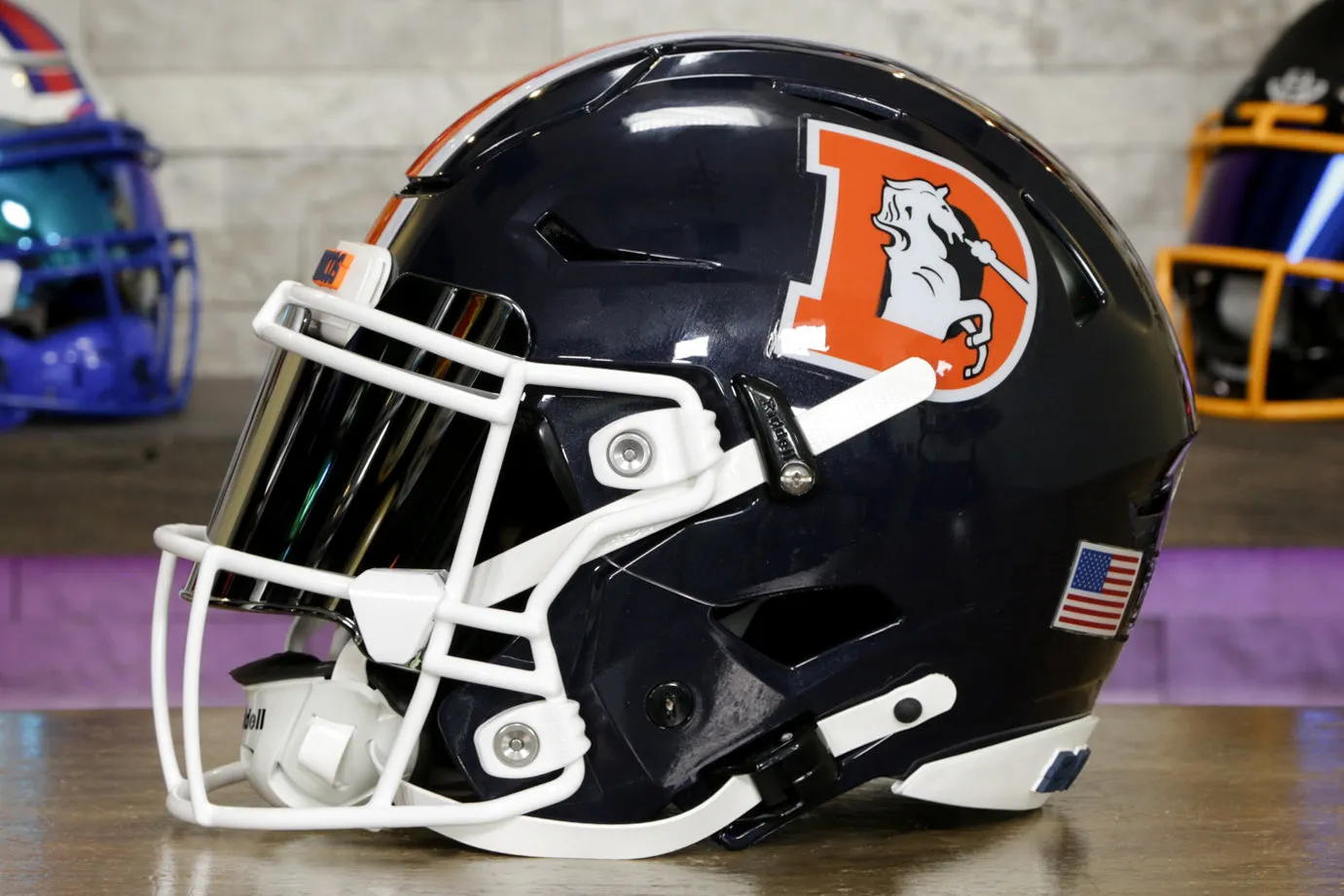 Denver Broncos Riddell SpeedFlex Helmet - GG Edition 00783