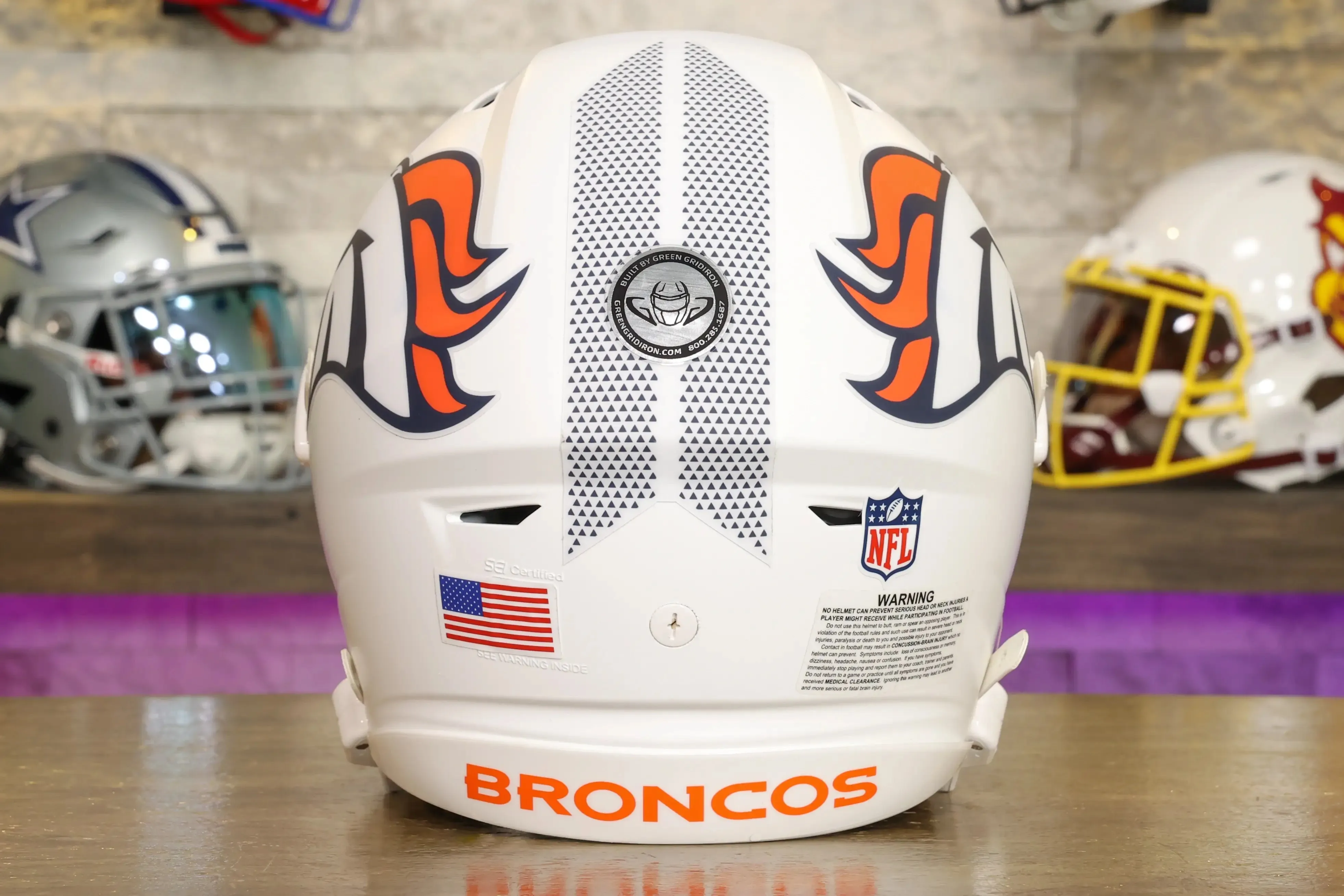 Denver Broncos Riddell SpeedFlex Helmet - GG Edition 01172