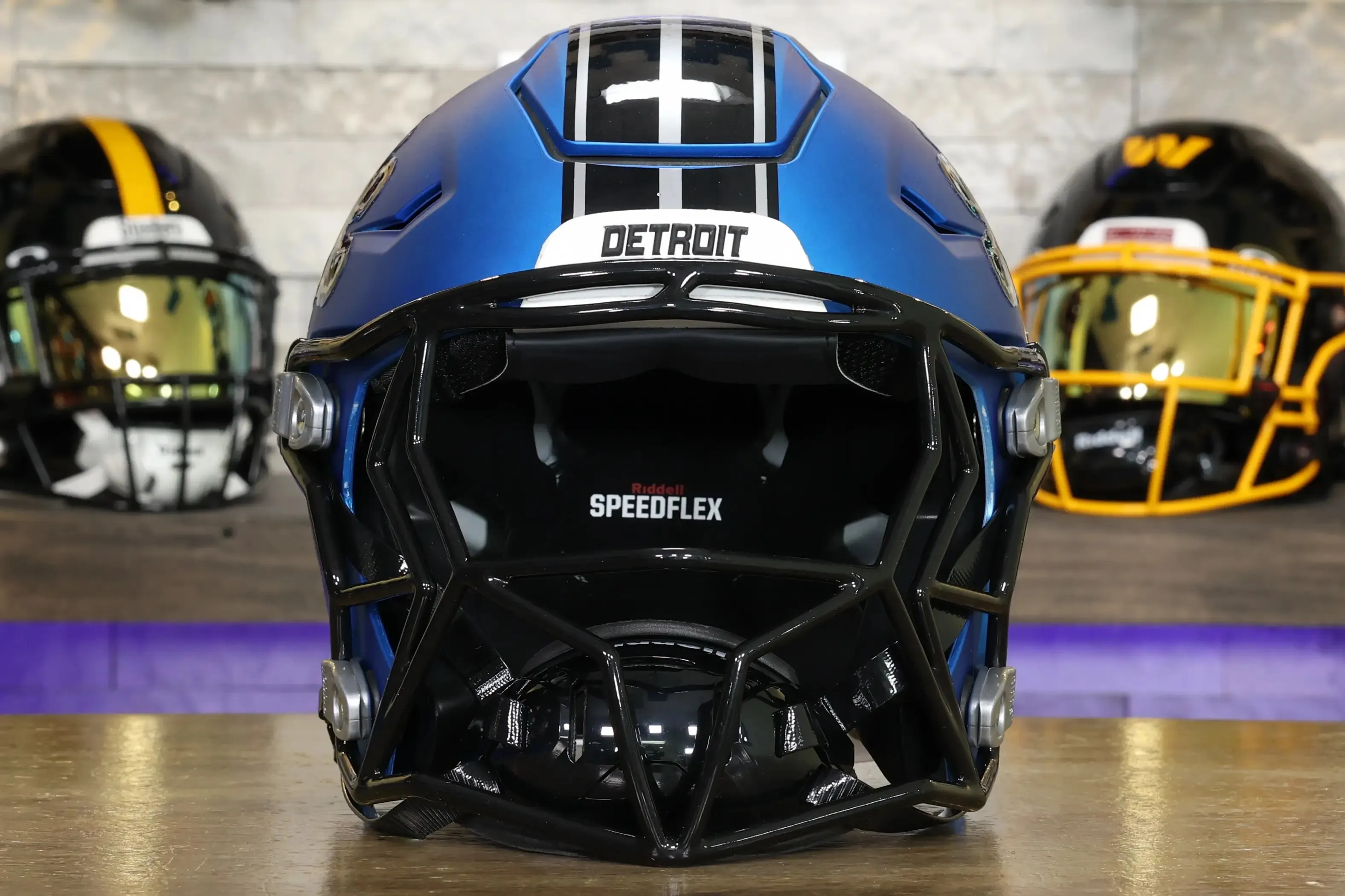 Detroit Lions Alternate Riddell SpeedFlex Helmet - GG Edition 02367