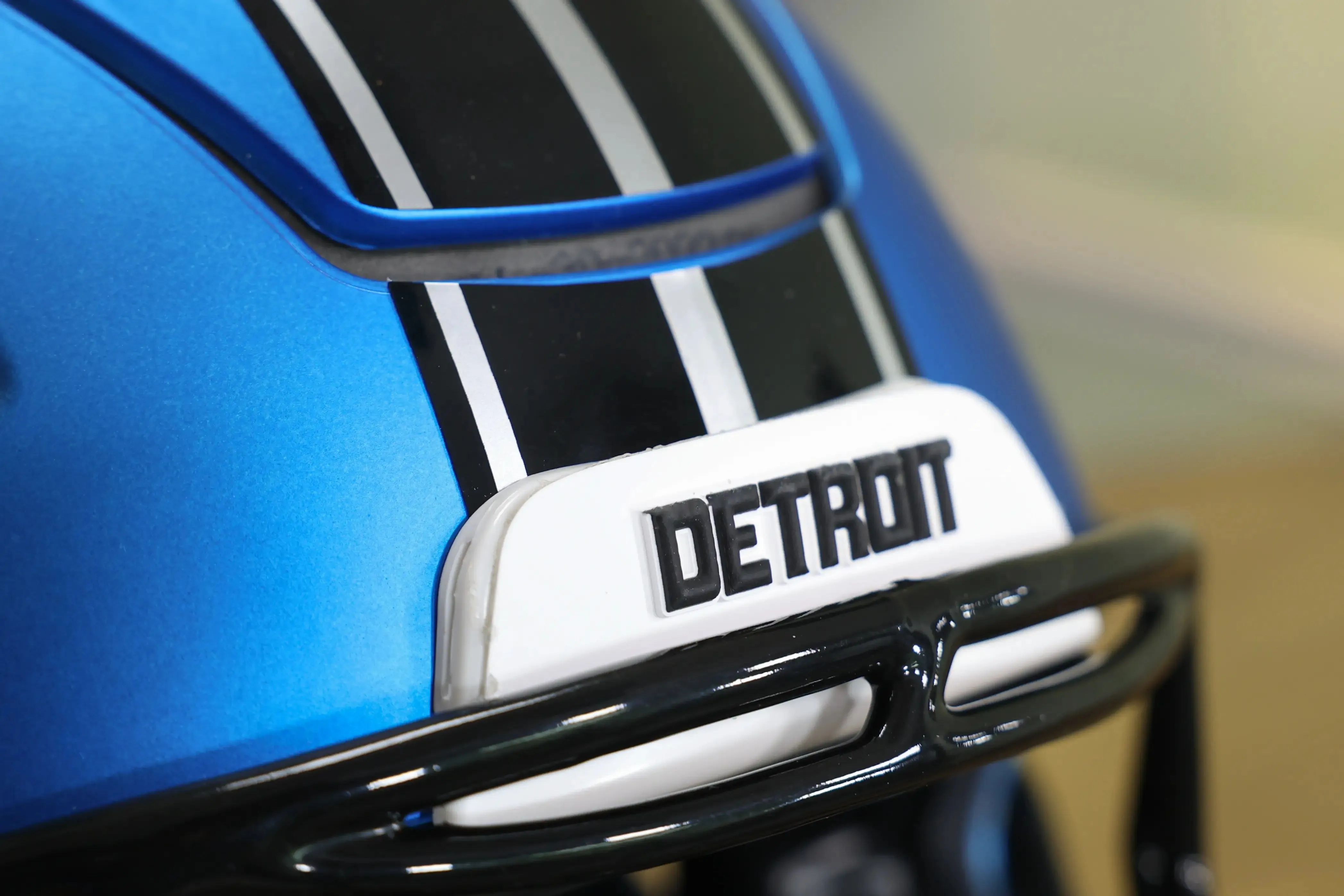 Detroit Lions Alternate Riddell SpeedFlex Helmet - GG Edition 02367