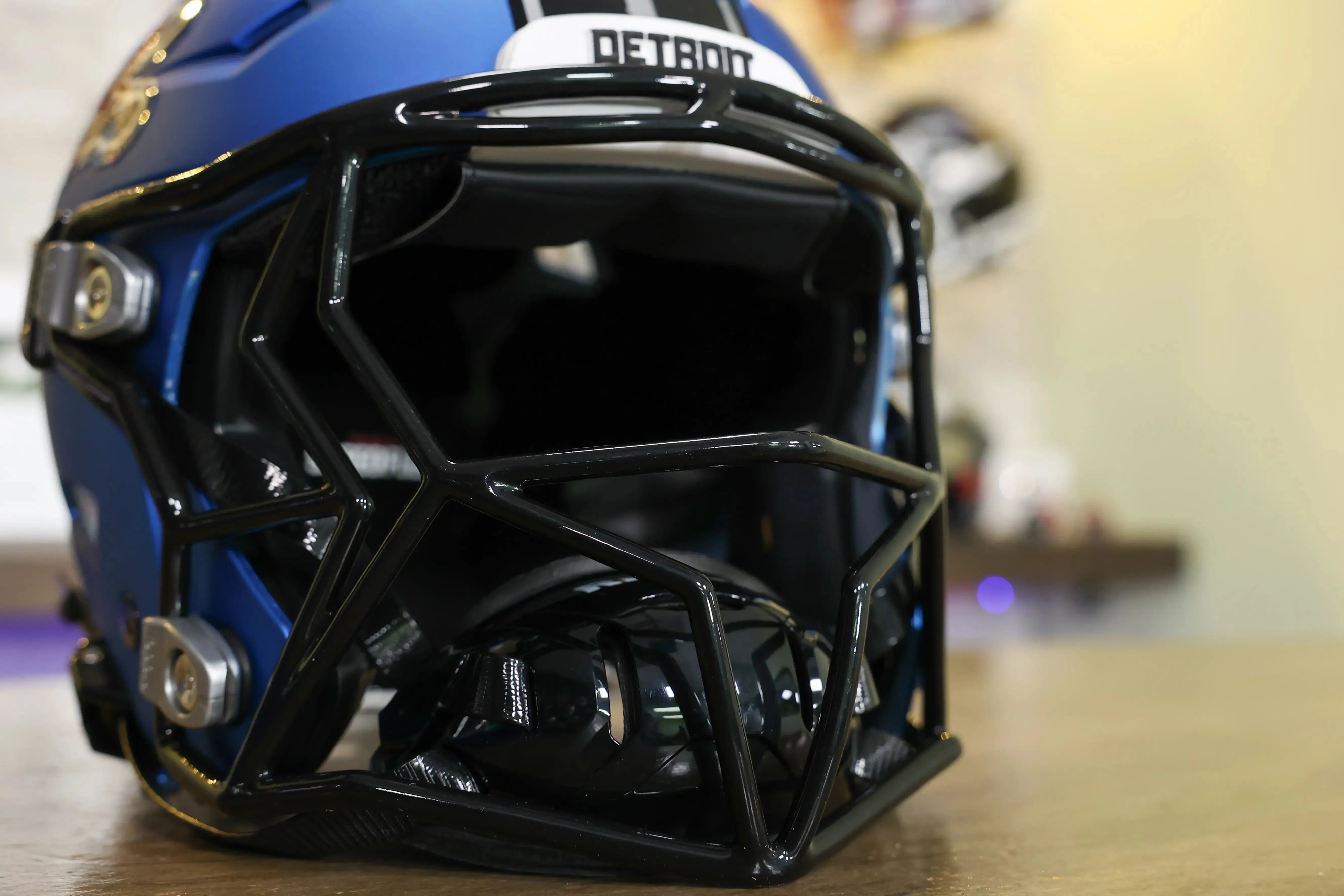 Detroit Lions Alternate Riddell SpeedFlex Helmet - GG Edition 02367