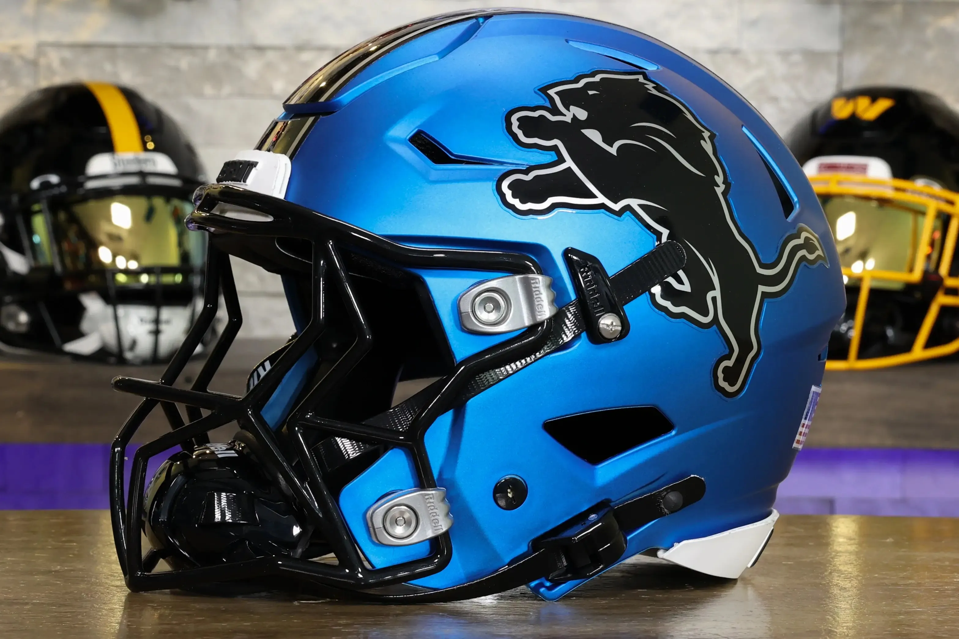 Detroit Lions Alternate Riddell SpeedFlex Helmet - GG Edition 02367