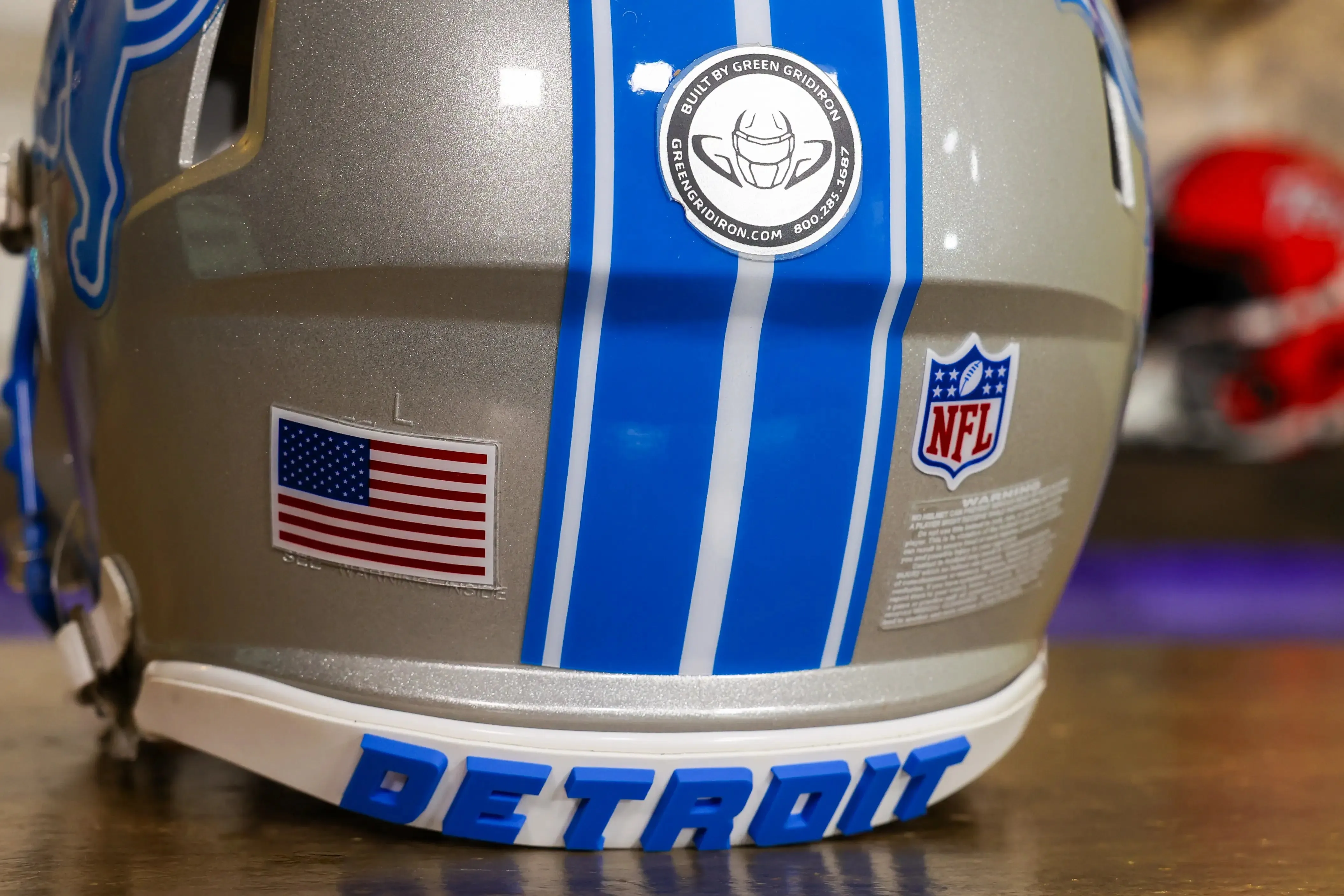 Detroit Lions Riddell Speed Authentic Helmet - GG Edition