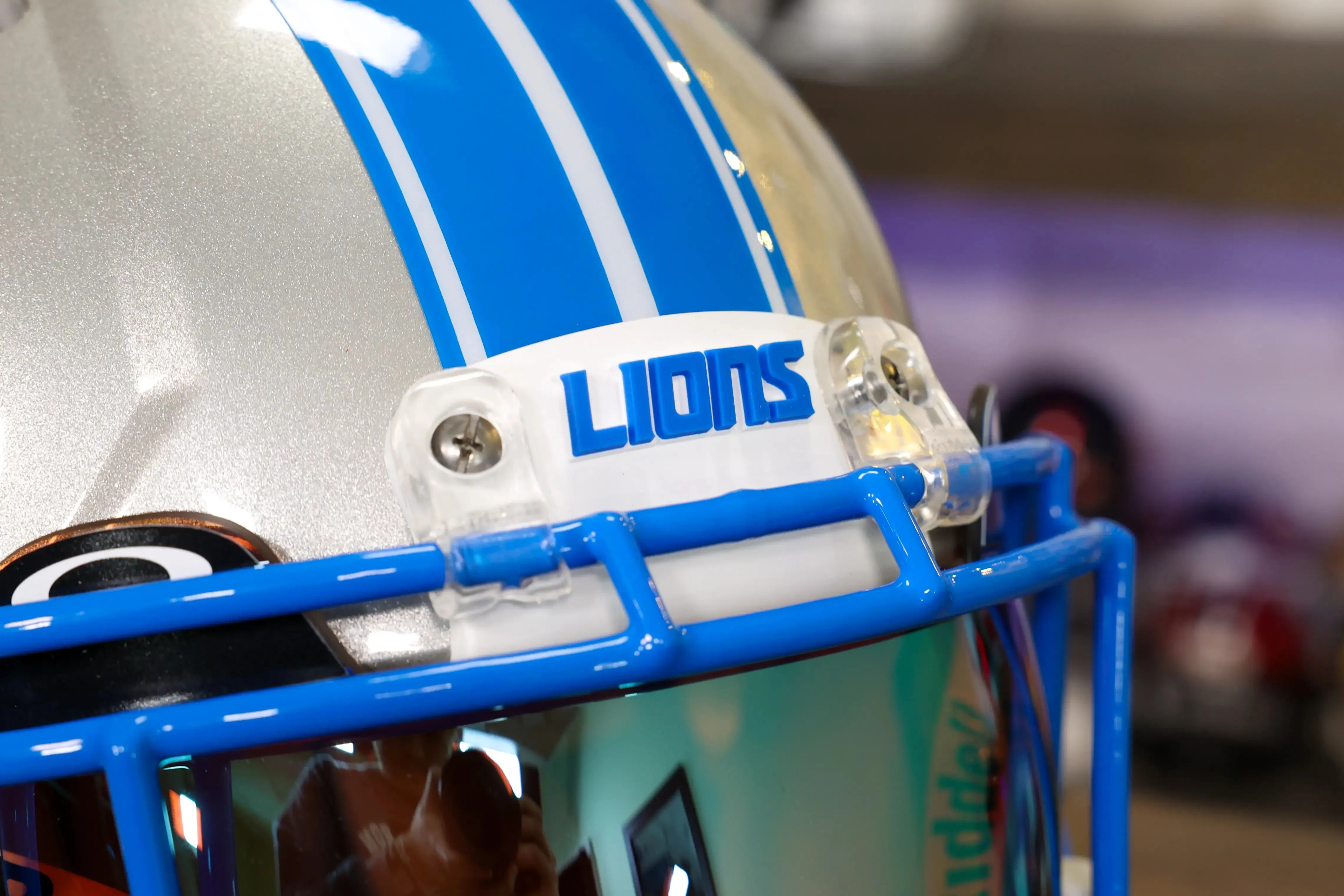 Detroit Lions Riddell Speed Authentic Helmet - GG Edition