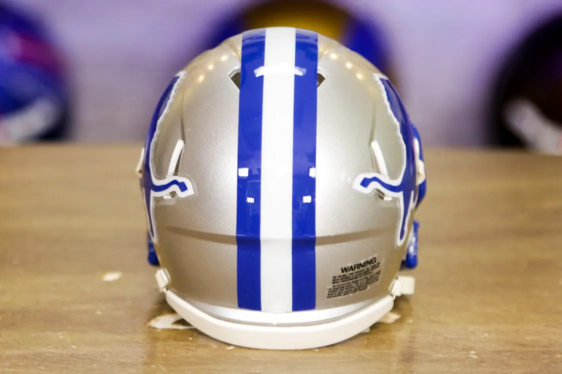 Detroit Lions Riddell Speed Mini Helmet - 1983-2002 Throwback