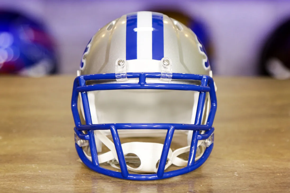 Detroit Lions Riddell Speed Mini Helmet - 1983-2002 Throwback