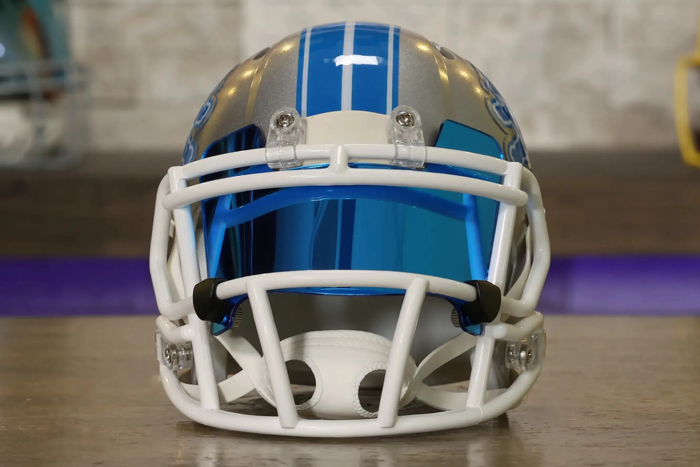 Detroit Lions Riddell Speed Mini Helmet - GG Edition 01178