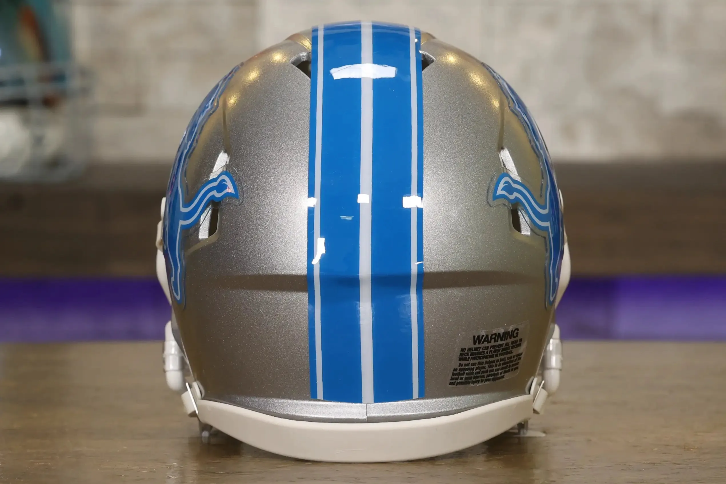 Detroit Lions Riddell Speed Mini Helmet - GG Edition 01178