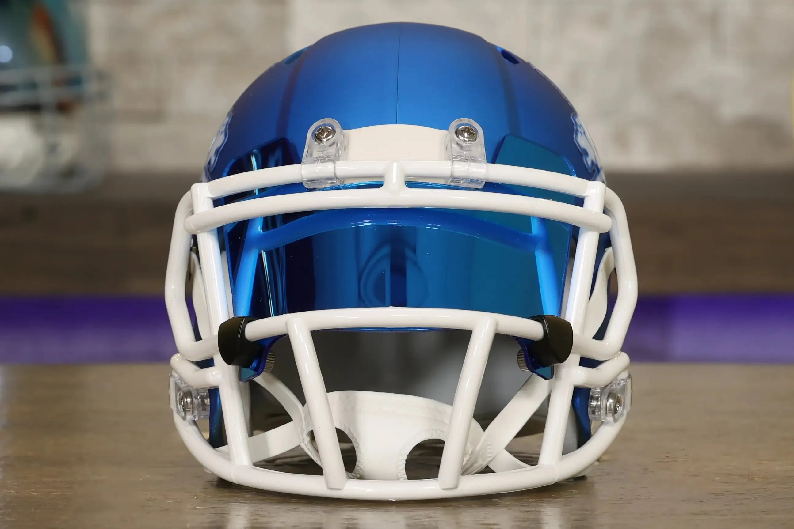 Detroit Lions Riddell Speed Mini Helmet - GG Edition 01179