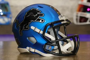 Detroit Lions Riddell Speed Mini Helmet - Motor City Muscle Alternate