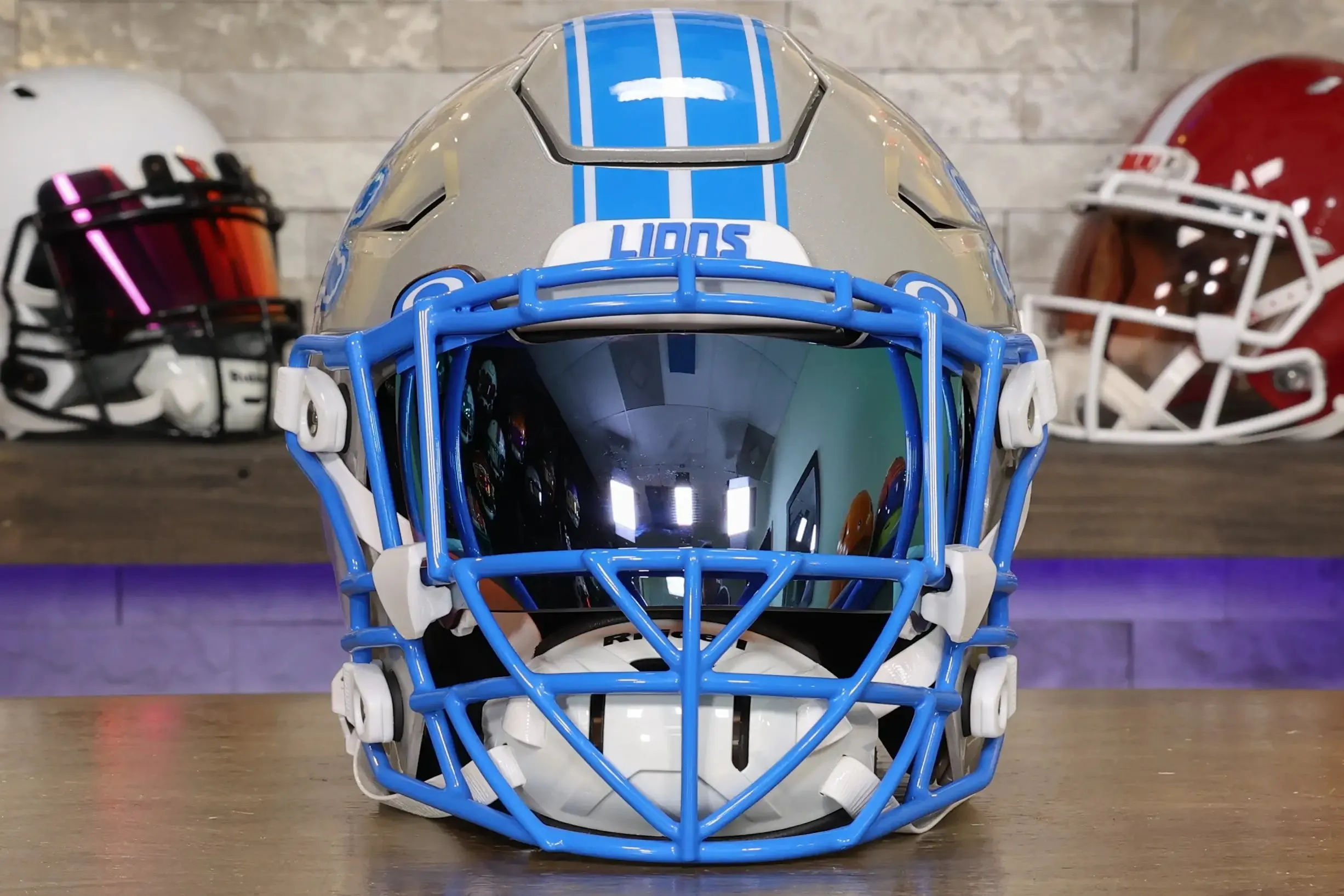 Detroit Lions Riddell SpeedFlex Helmet - GG Edition 01073