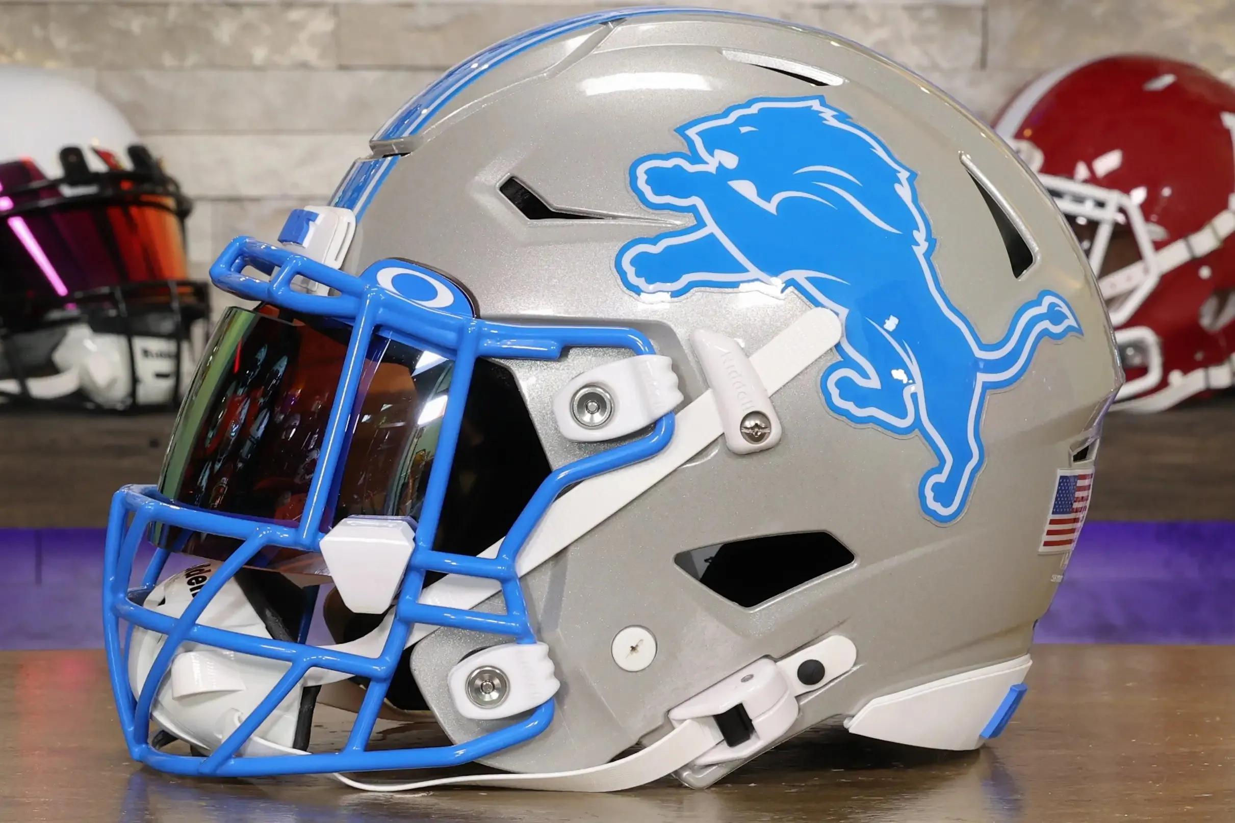 Detroit Lions Riddell SpeedFlex Helmet - GG Edition 01073