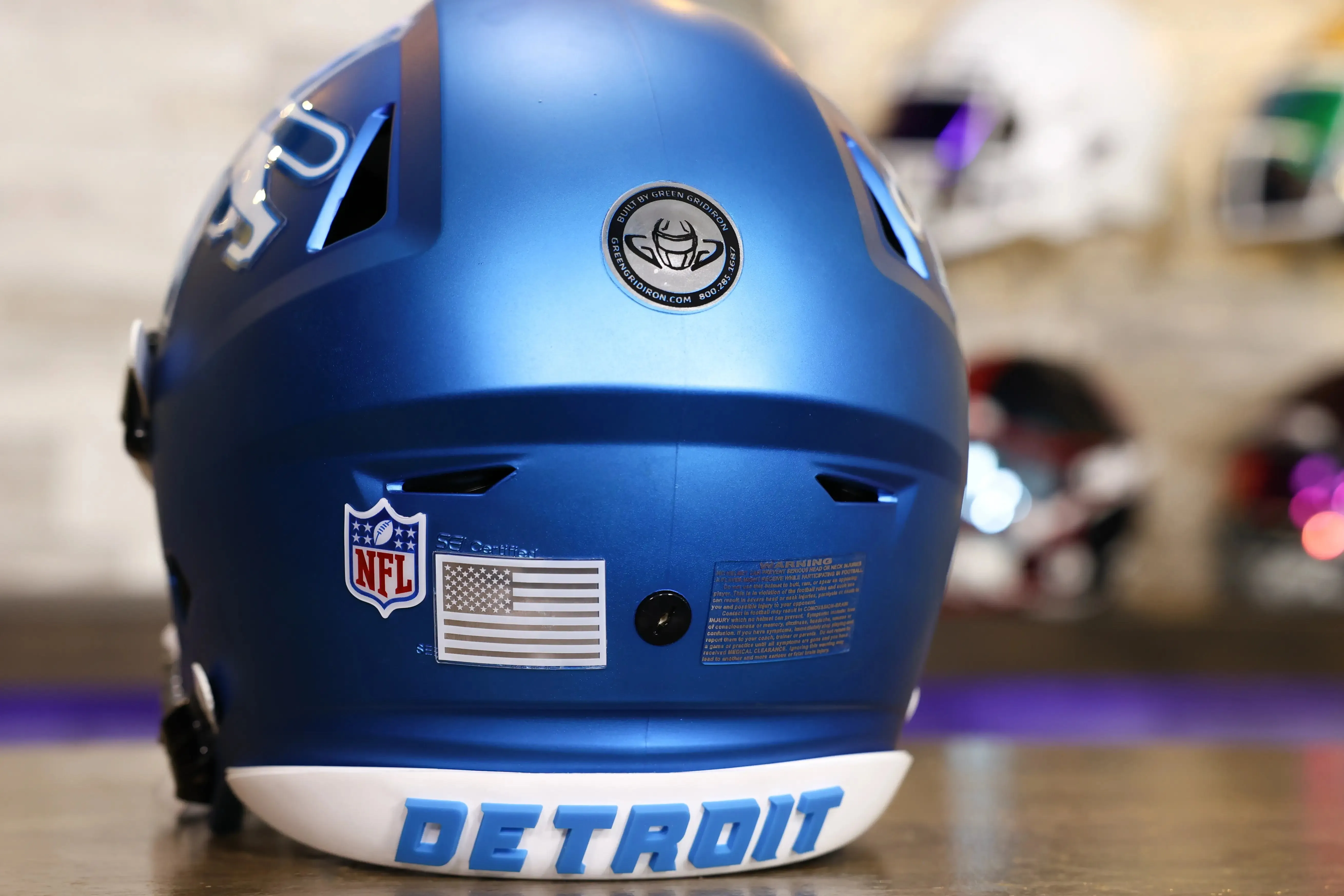 Detroit Lions Riddell SpeedFlex Helmet - GG Edition 02459