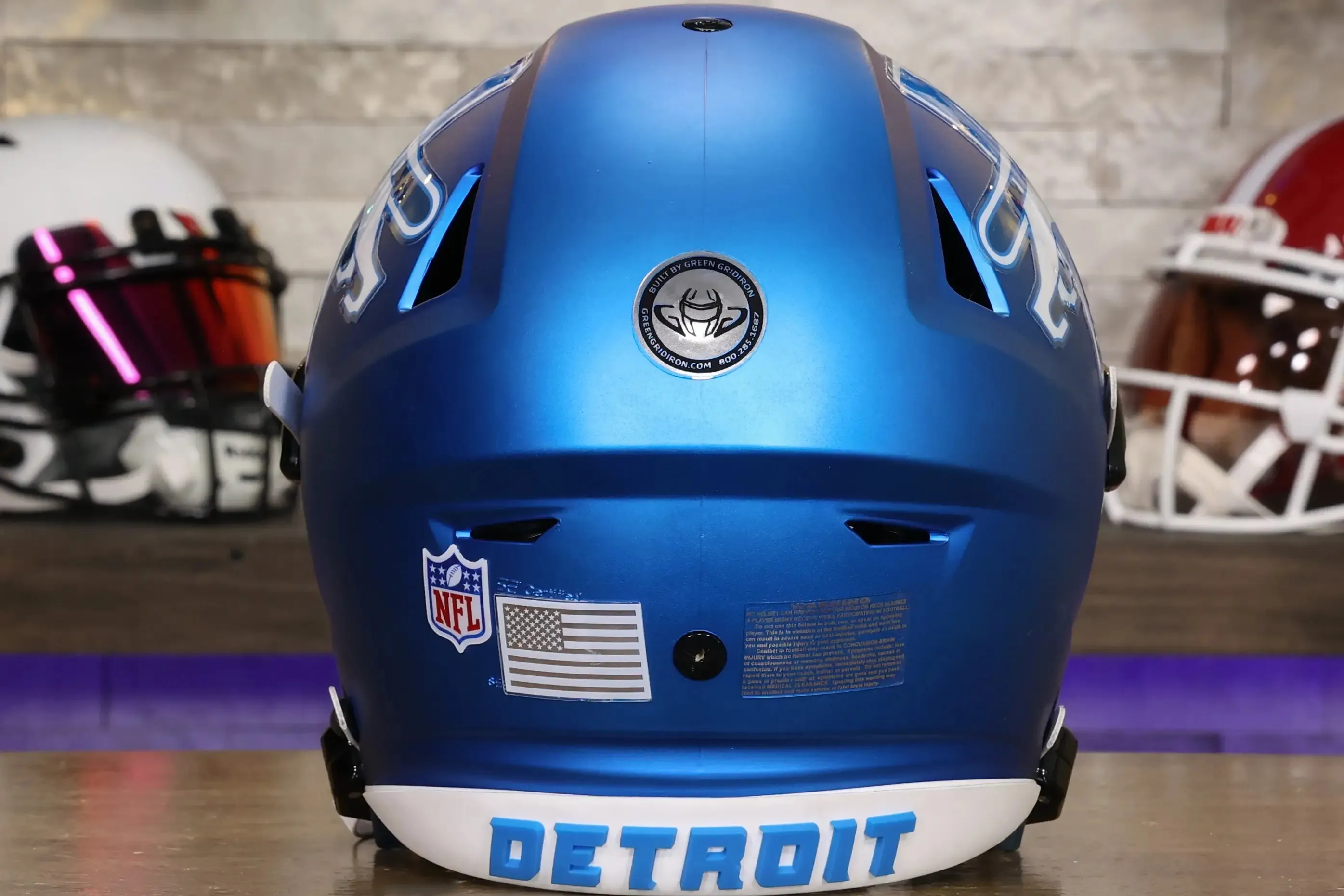 Detroit Lions Riddell SpeedFlex Helmet - GG Edition 02459