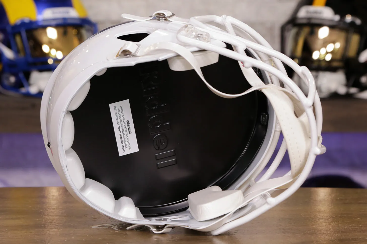 Duke Blue Devils Riddell Speed Display Helmet