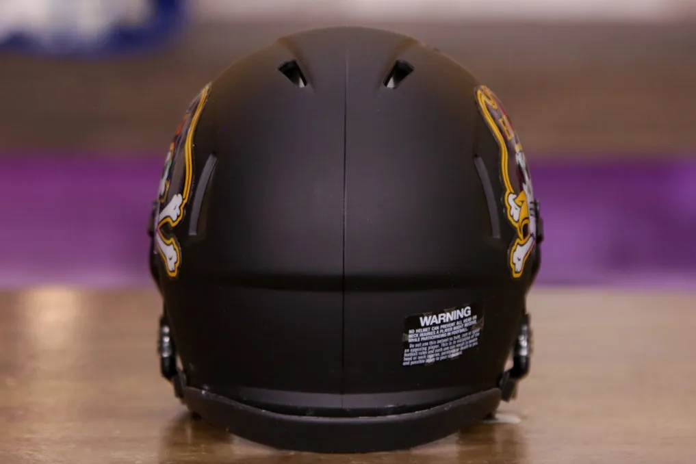 East Carolina Pirates Riddell Speed Mini Helmet - Matte Black