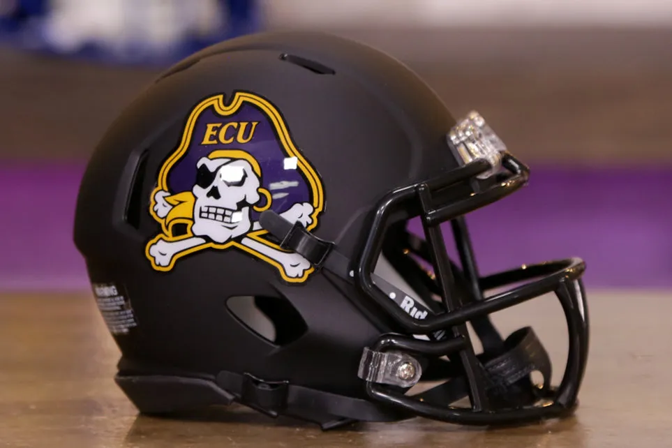 East Carolina Pirates Riddell Speed Mini Helmet - Matte Black