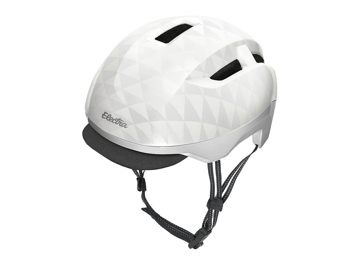 Electra Go! MIPS Bike Helmet - White Triangles