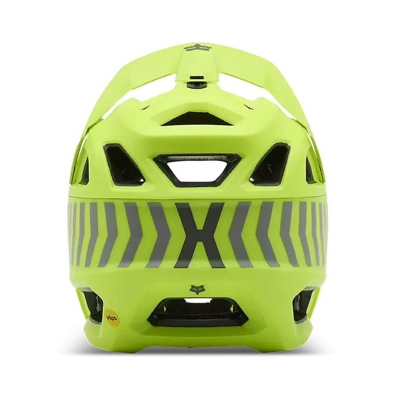 Fox Racing Proframe Full Face Helmet - Nace - Youth - Flo Yellow