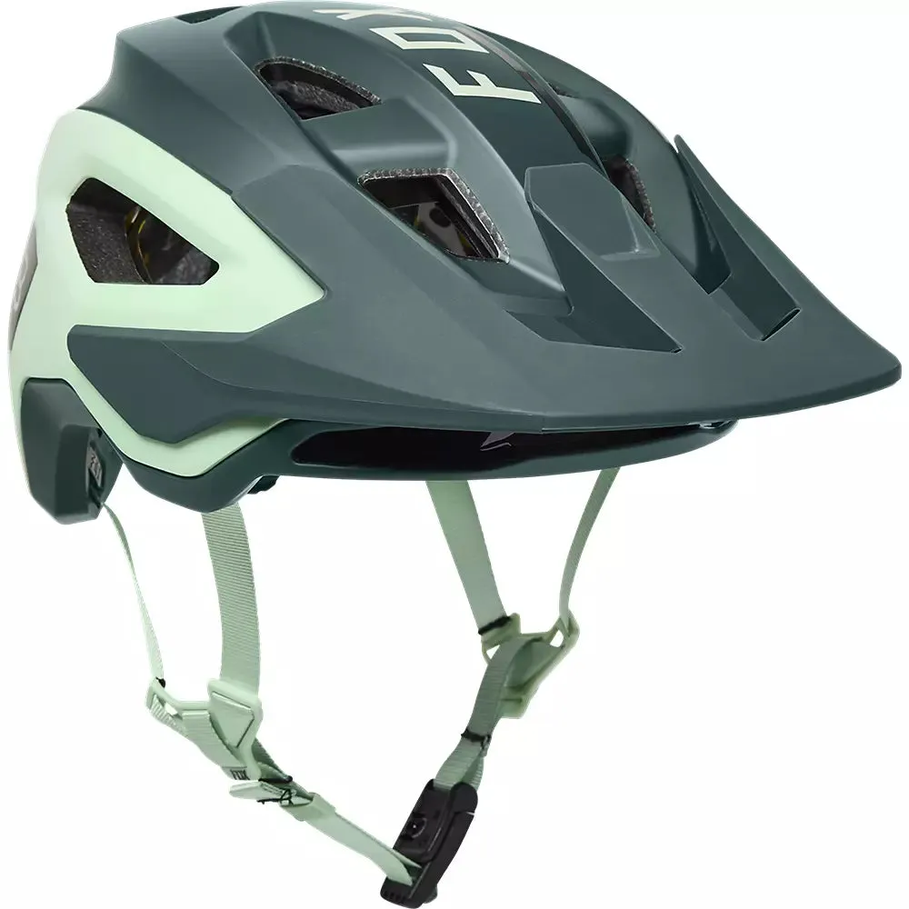 Fox Racing Speedframe Pro MTB Helmet - Blocked - Seafoam