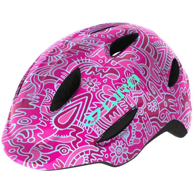 Giro Scamp Child Helmet - Pink Flower Land