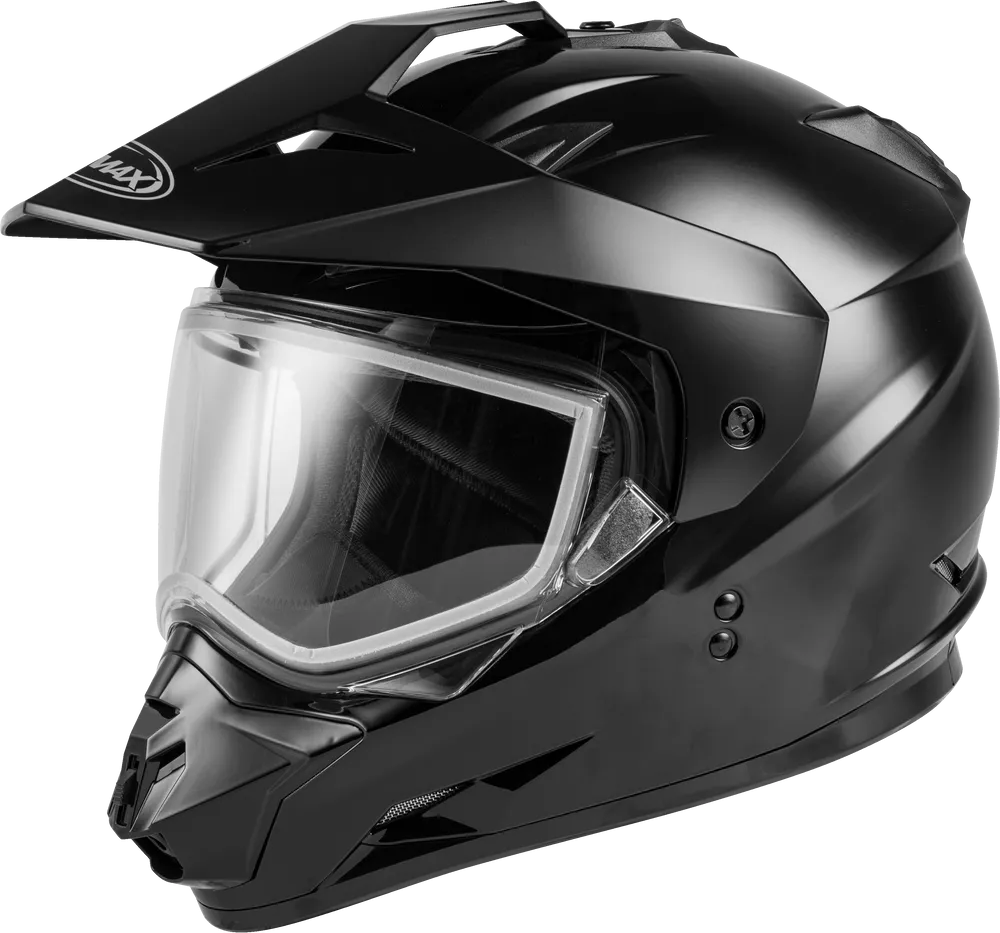 Gmax GM-11 Snow Helmet Gloss Black Dual Lens