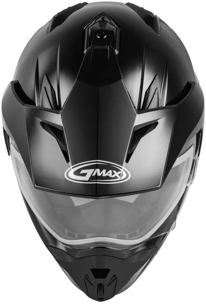 Gmax GM-11 Snow Helmet Gloss Black Dual Lens