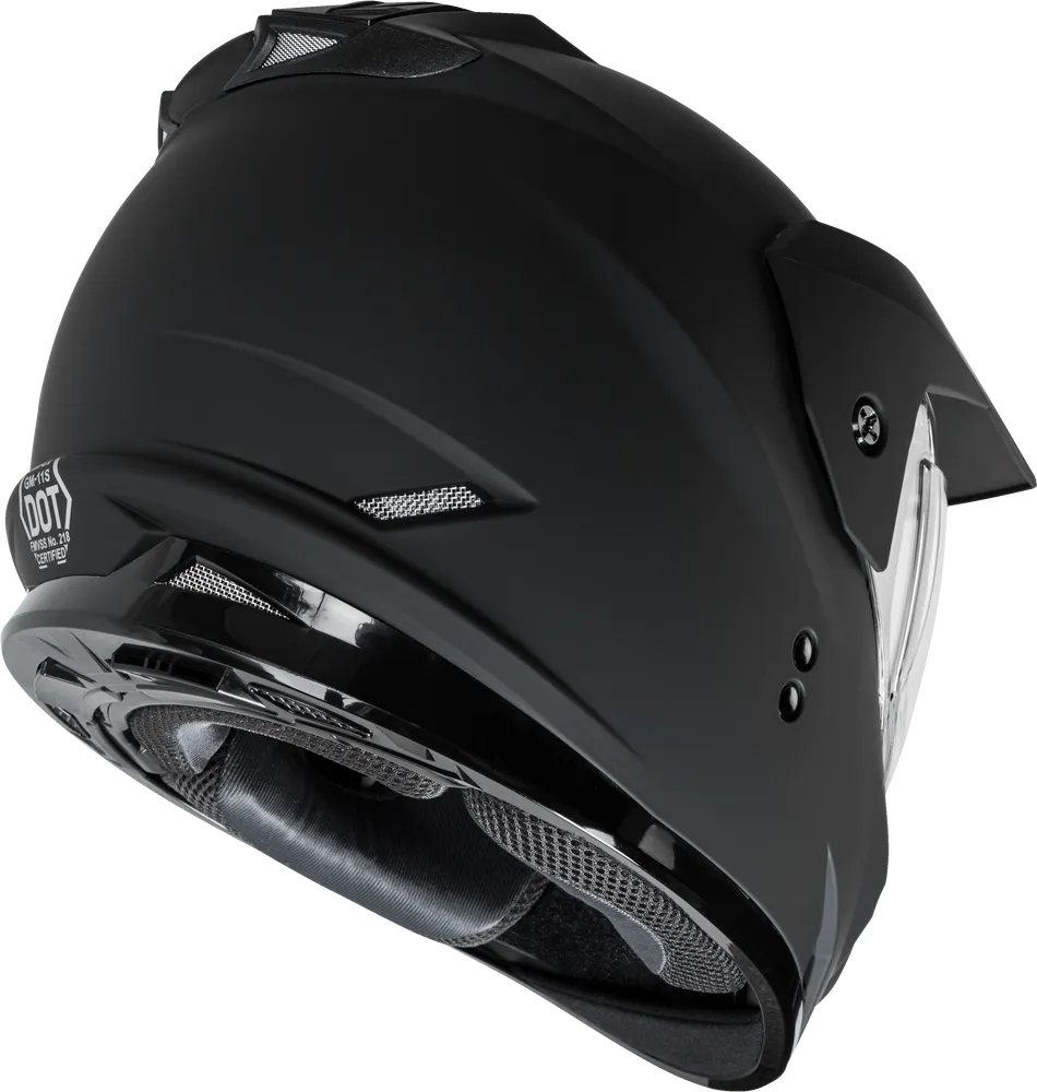 Gmax GM-11 Snow Helmet Matte Black Dual Lens