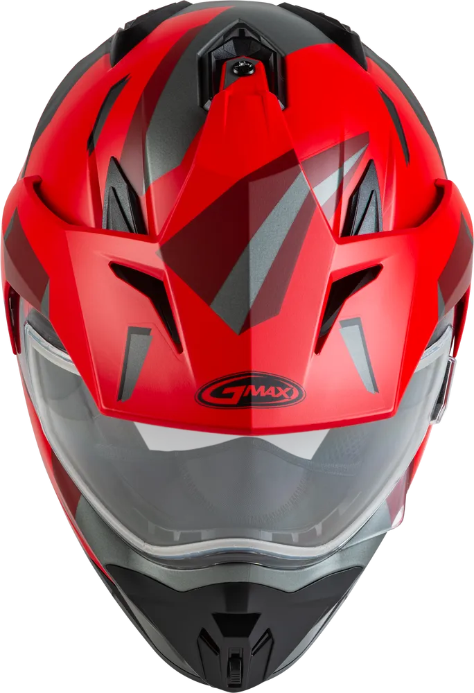 Gmax GM-11 Snow Helmet Ripcord Red Electric Shield Size Medium