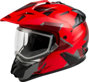 Gmax GM-11 Snow Helmet Ripcord Red Electric Shield Size Medium