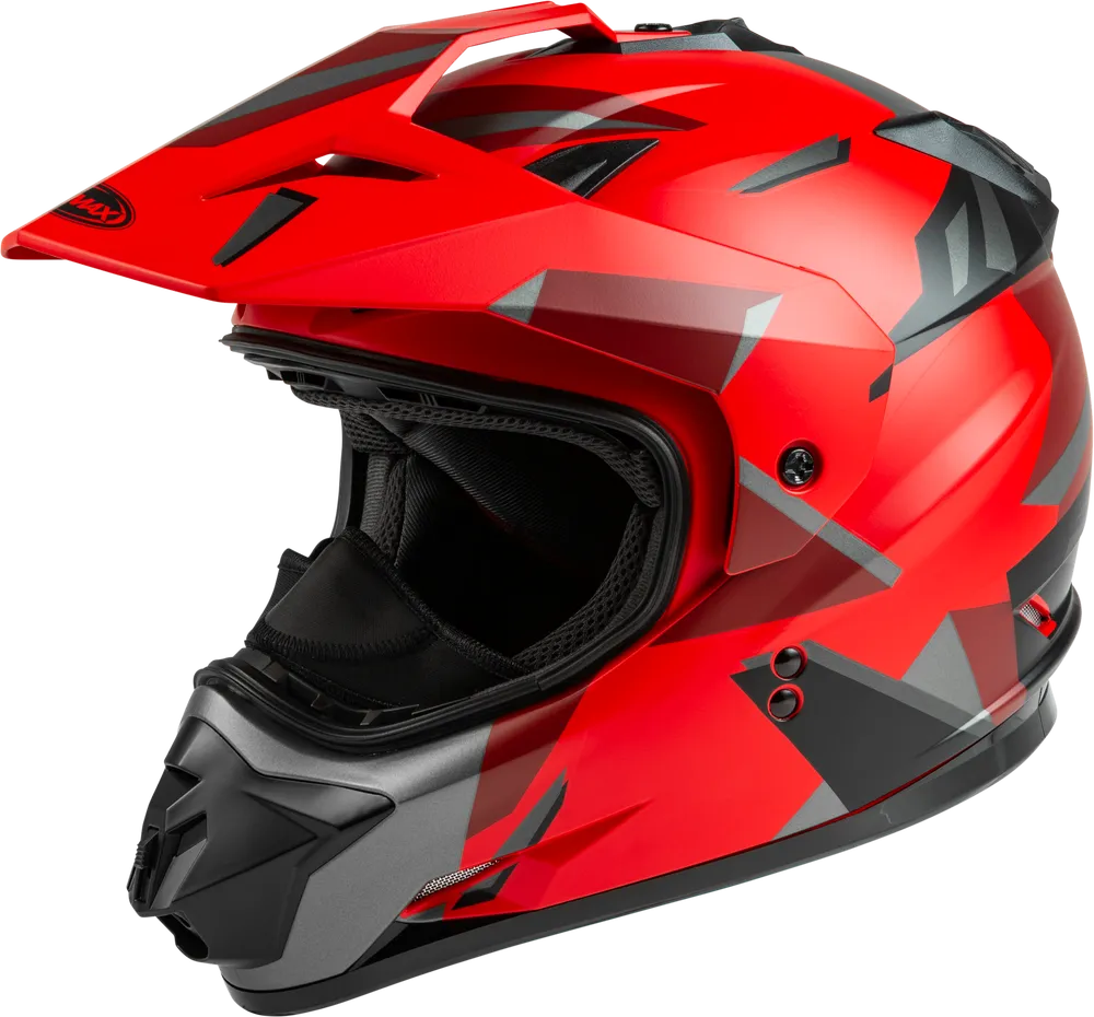 Gmax GM-11 Snow Helmet Ripcord Red Electric Shield Size Medium