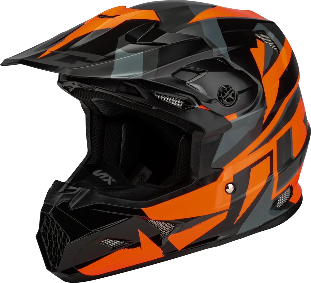 Gmax MX-96S Snowcross Helmet Orange