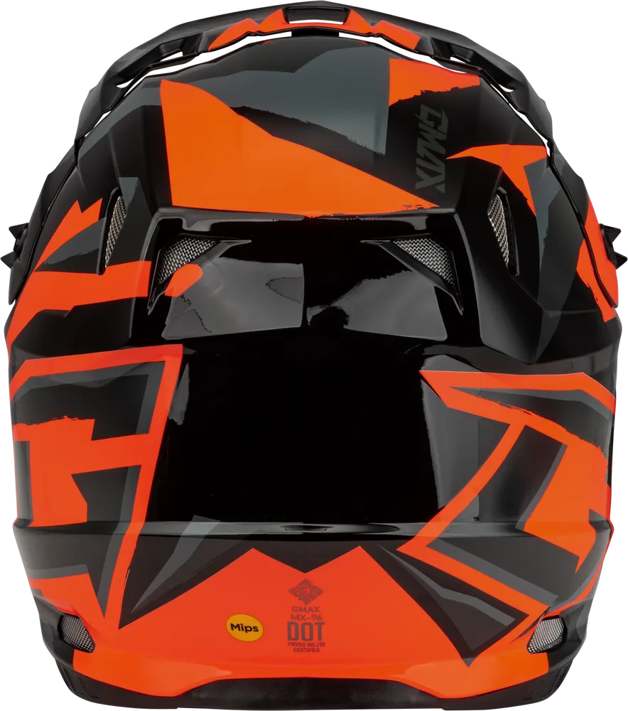 Gmax MX-96S Snowcross Helmet Orange