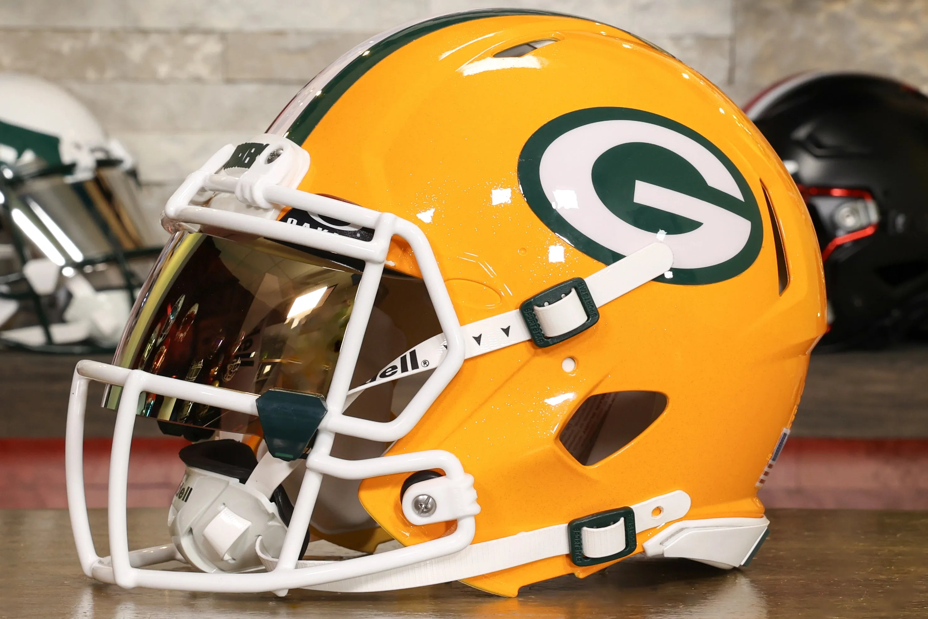 Green Bay Packers Riddell Speed Authentic Helmet - GG Edition 02000