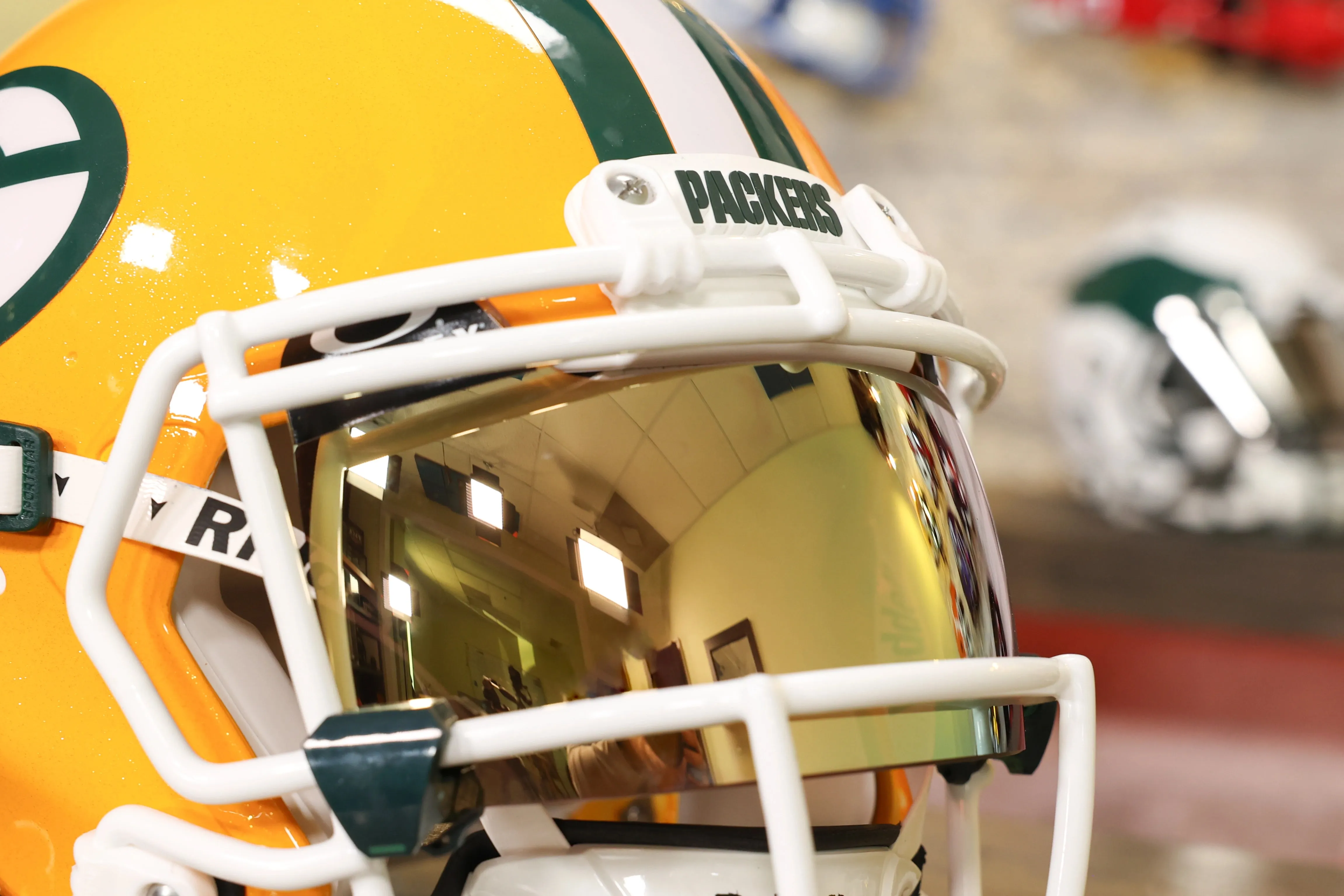 Green Bay Packers Riddell Speed Authentic Helmet - GG Edition 02000